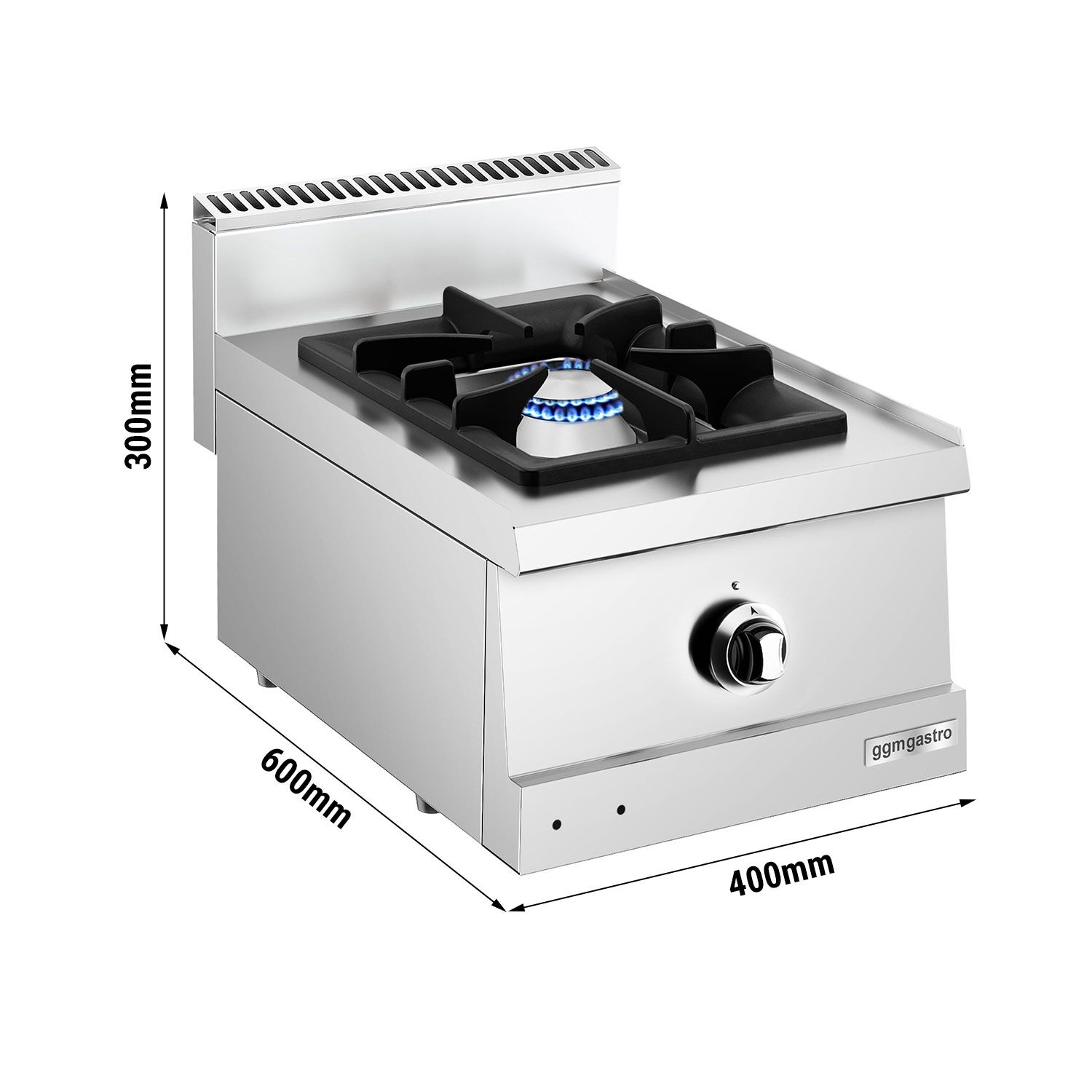 Gaasipliit 1-põletiga alusel 6, 6kW
