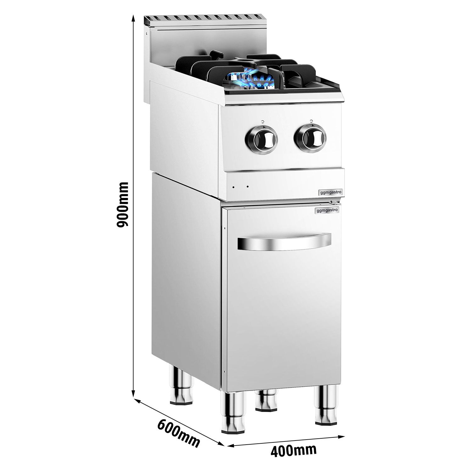 Gaasipliit 2-põletiga 6,5kW