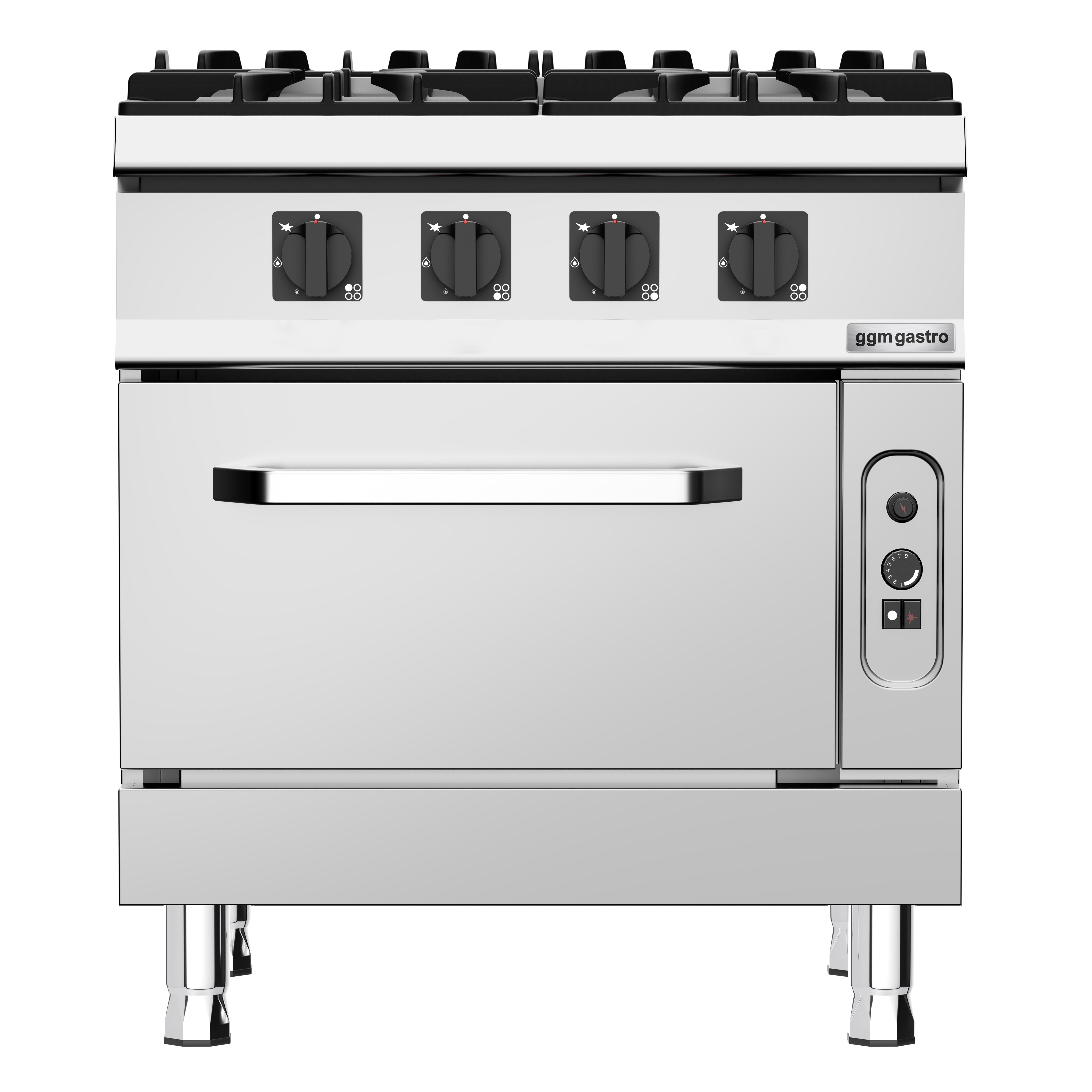 Gaasipliit ahjuga 4-põletiga 32kW