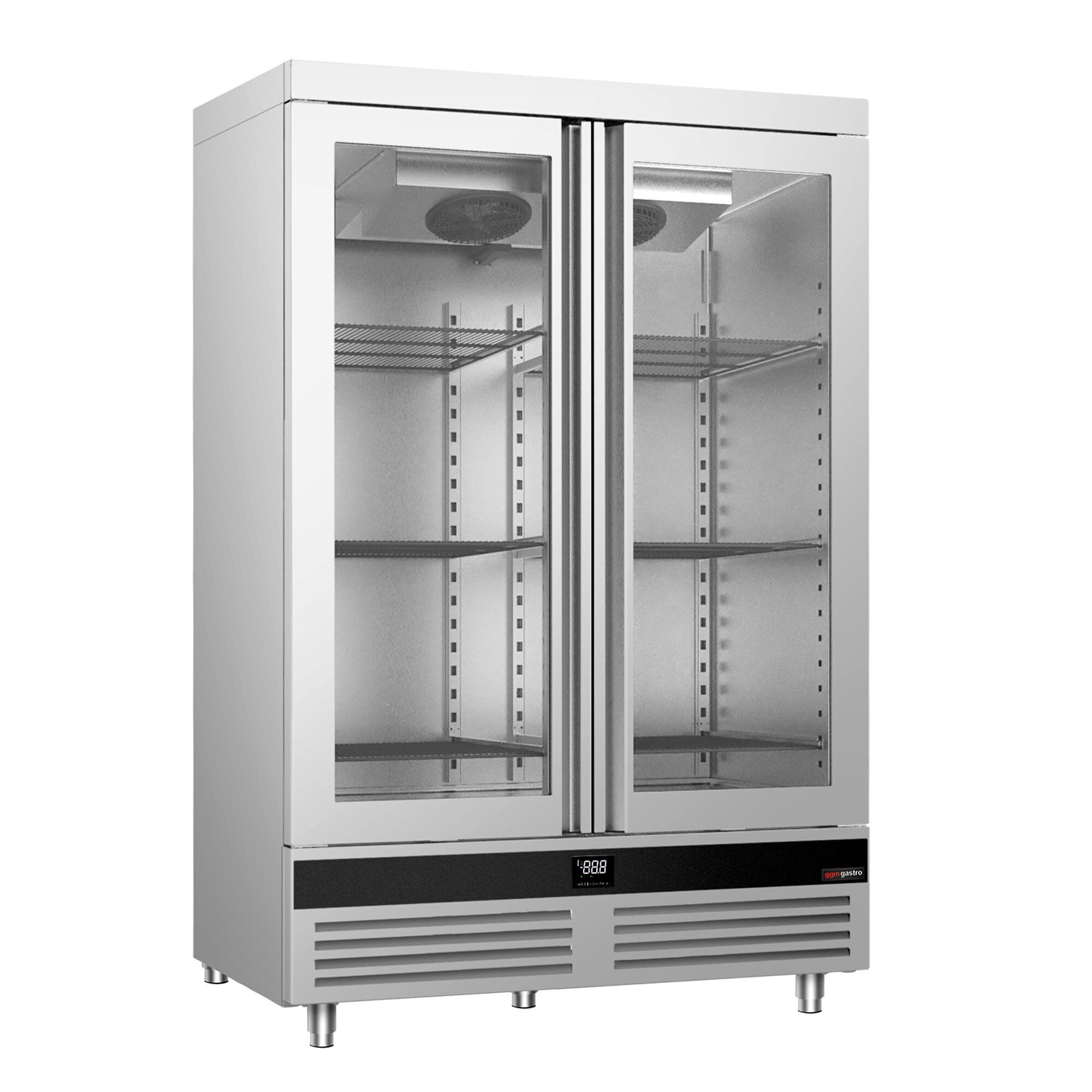 Vitriinkülmik PREMIUM GN2/1, 1400l, 2 klaasust