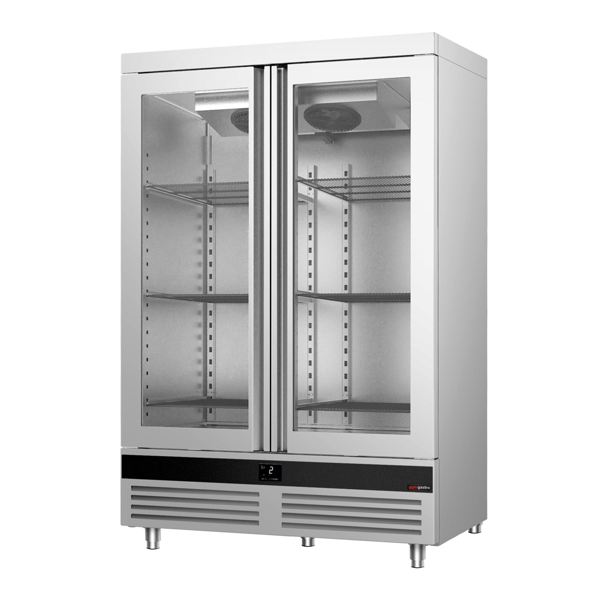 Vitriinkülmik PREMIUM GN2/1, 1400l, 2 klaasust