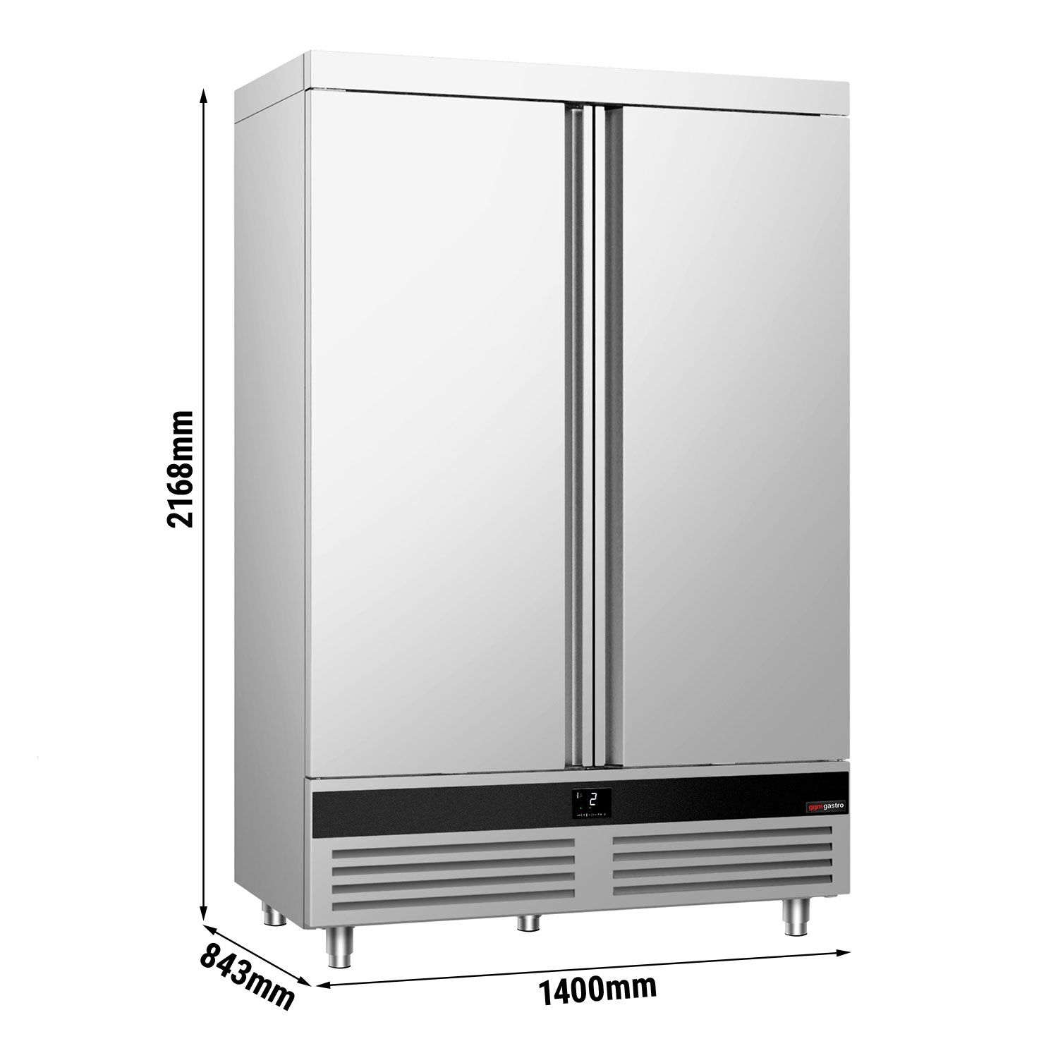 Külmkapp PREMIUM GN2/1, 1400l