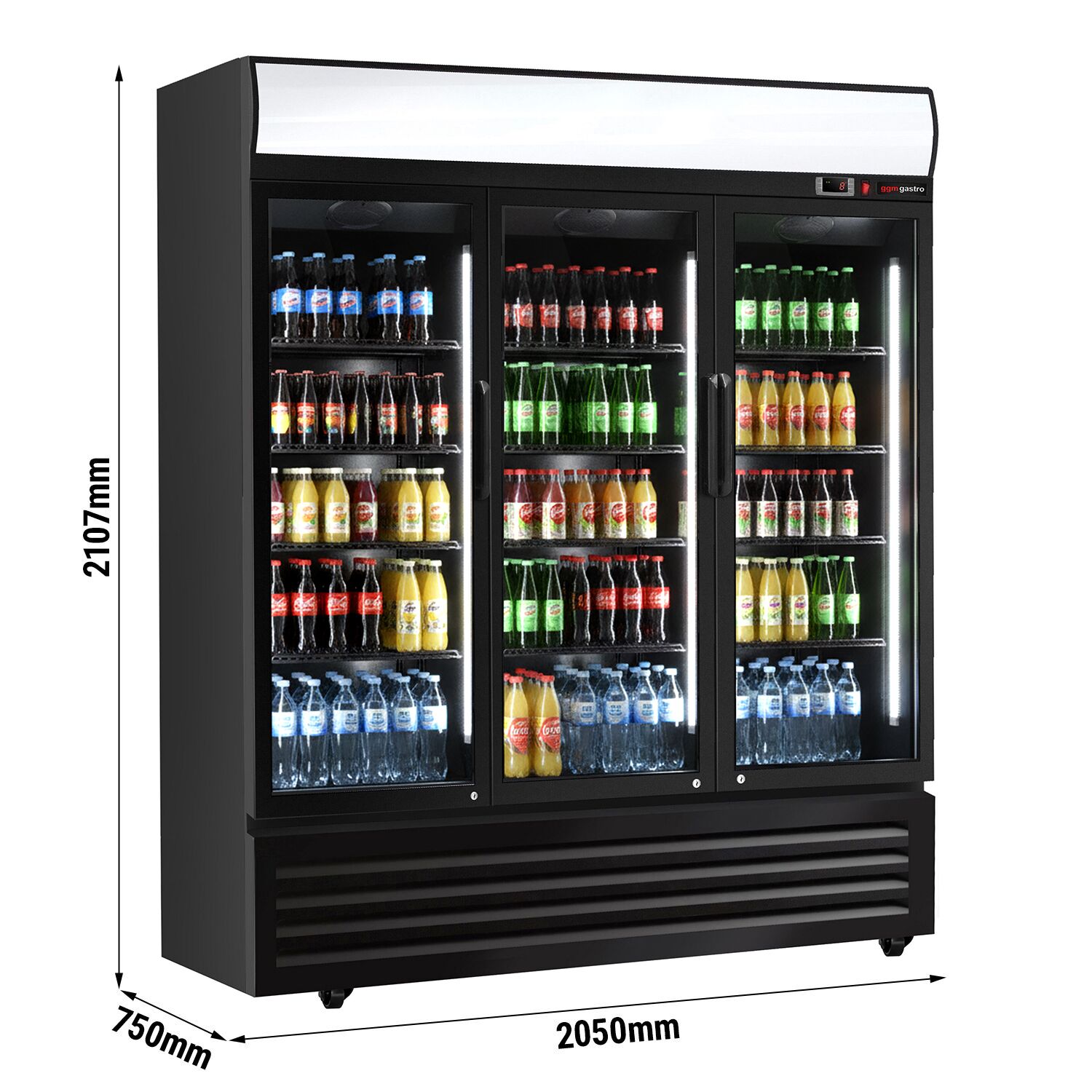 Vitriinkülmik reklaampaneeliga, 1500l