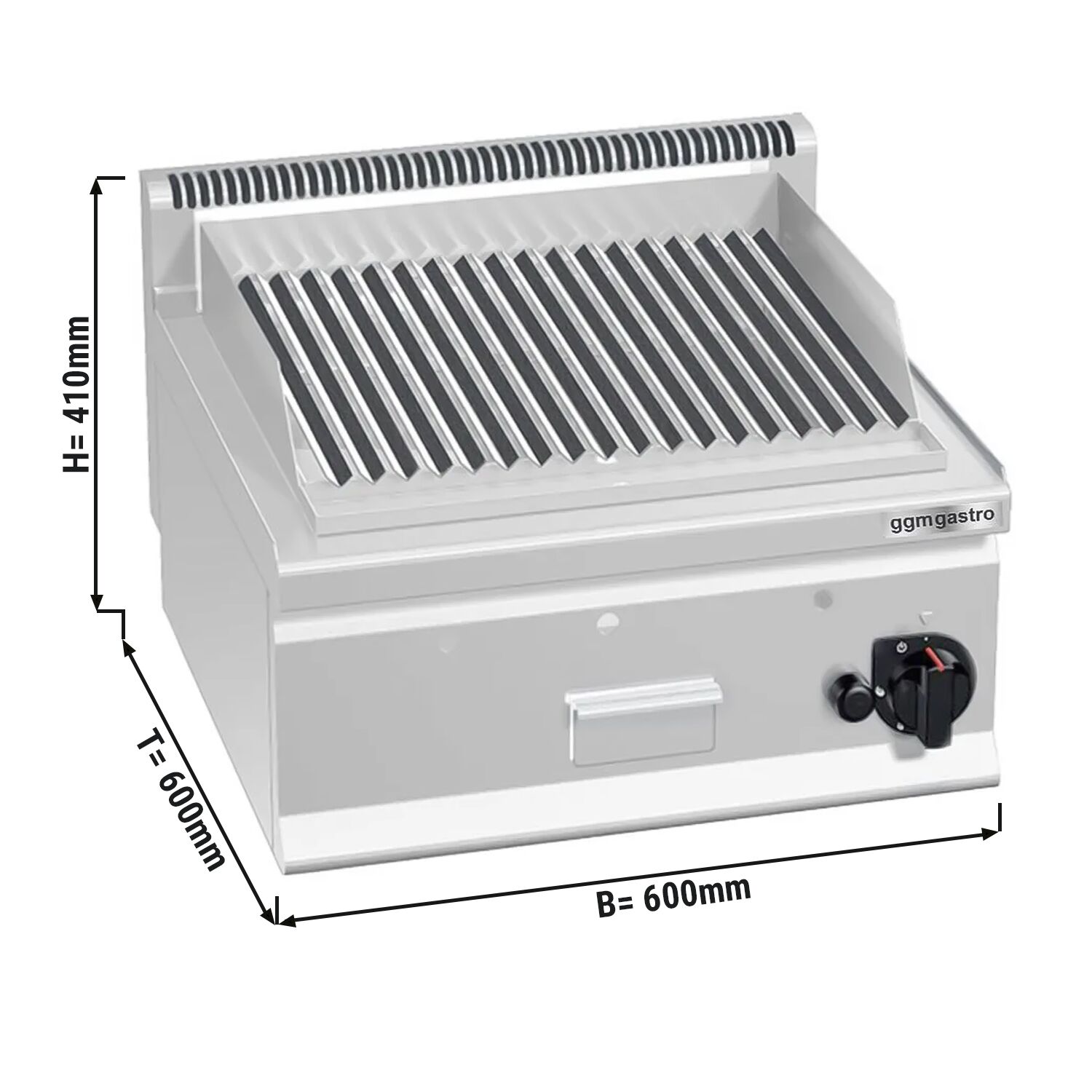 Laavakivigrill 600mm lauamudel
