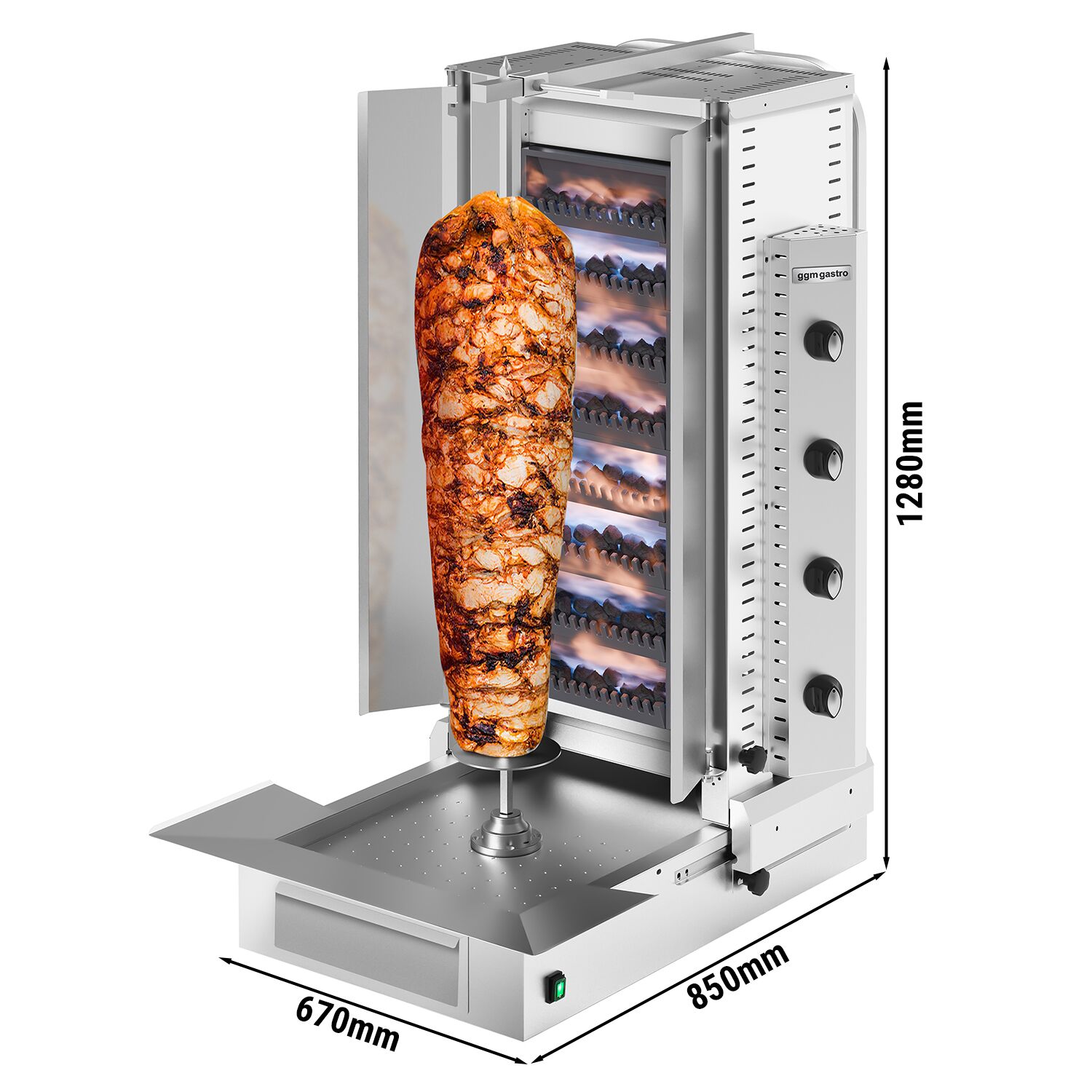 Gaasikebabigrill 4 põletit