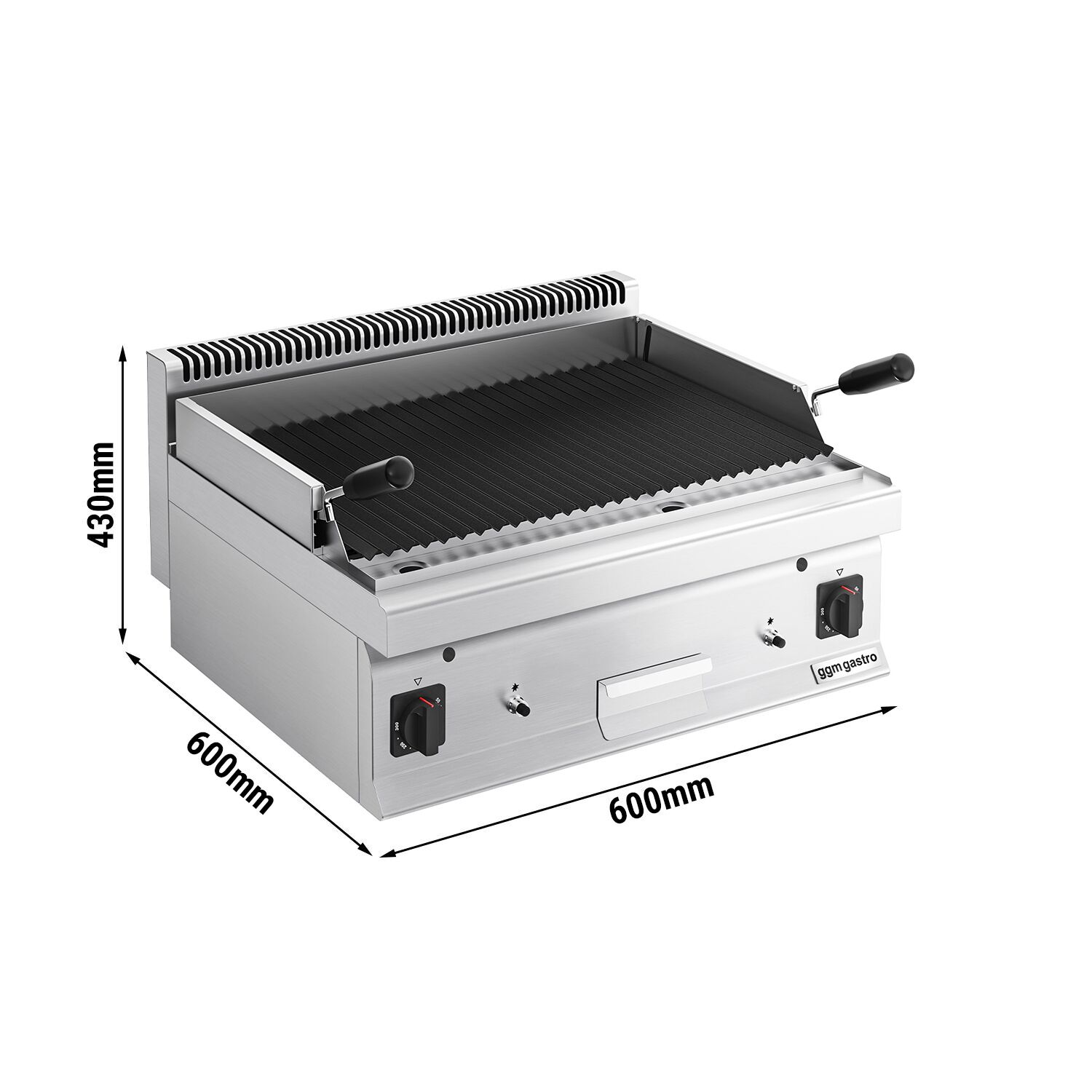 Gaasigrill Mario 600, 600mm lauamudel