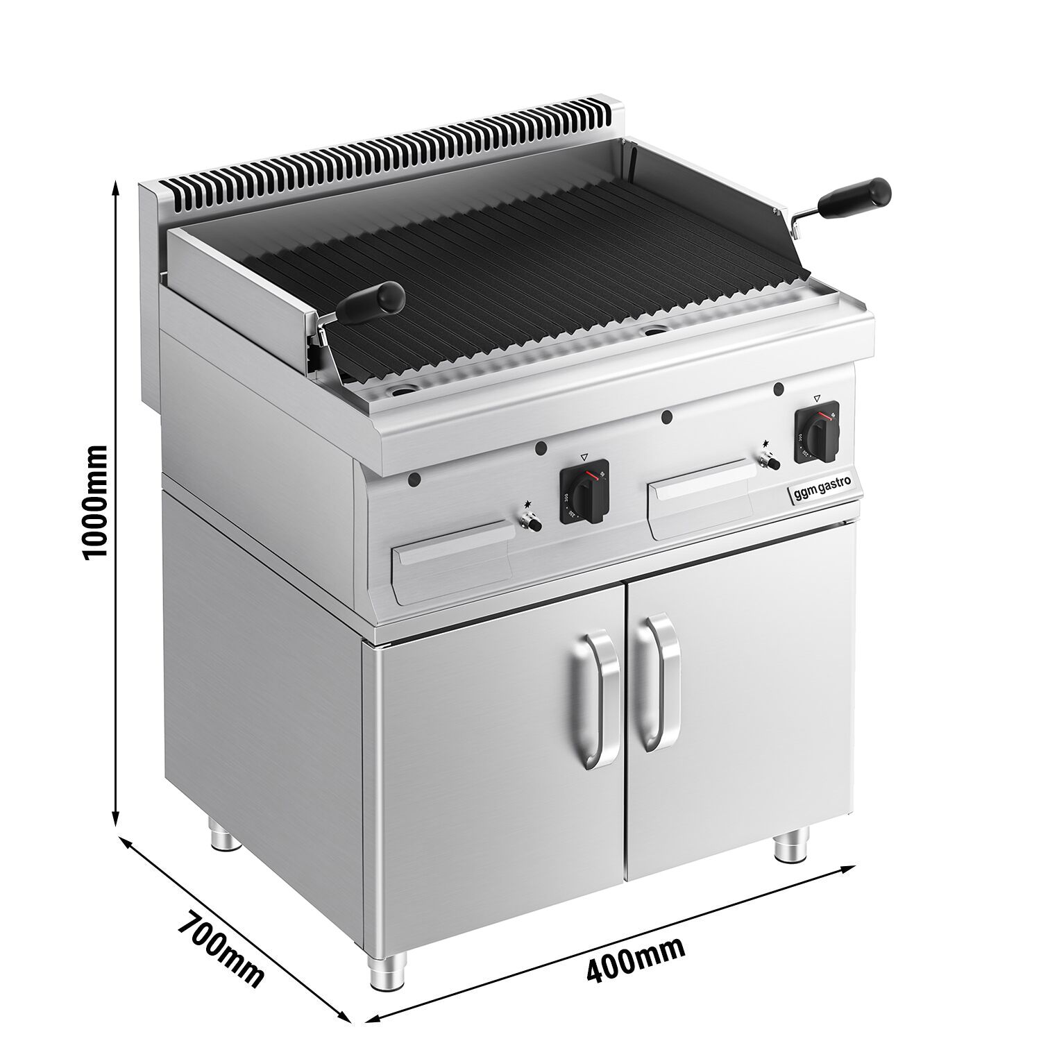 Gaasigrill Mario 700, 800mm aluskapp