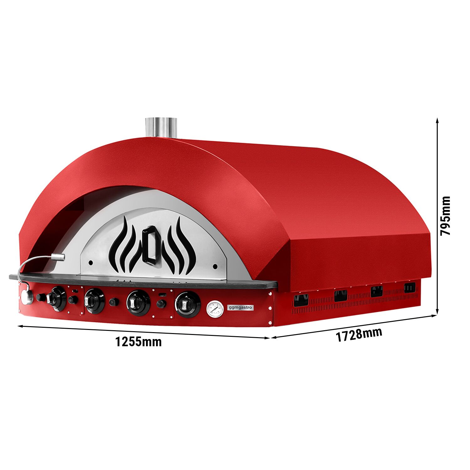 Gaasipitsaahi 11×Ø25cm kivipõhi