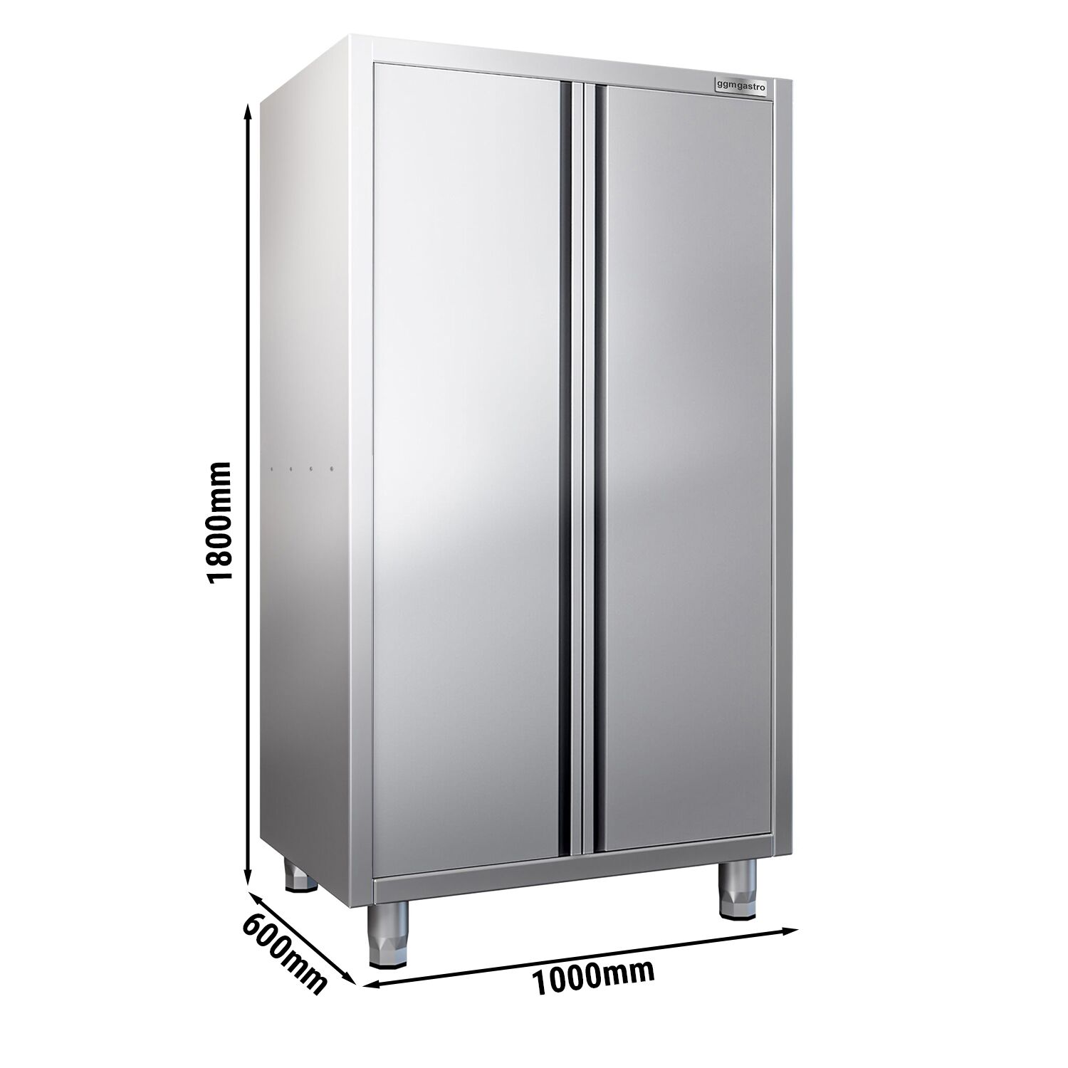 Nõudekapp 1000×600×1800mm, 2 ust