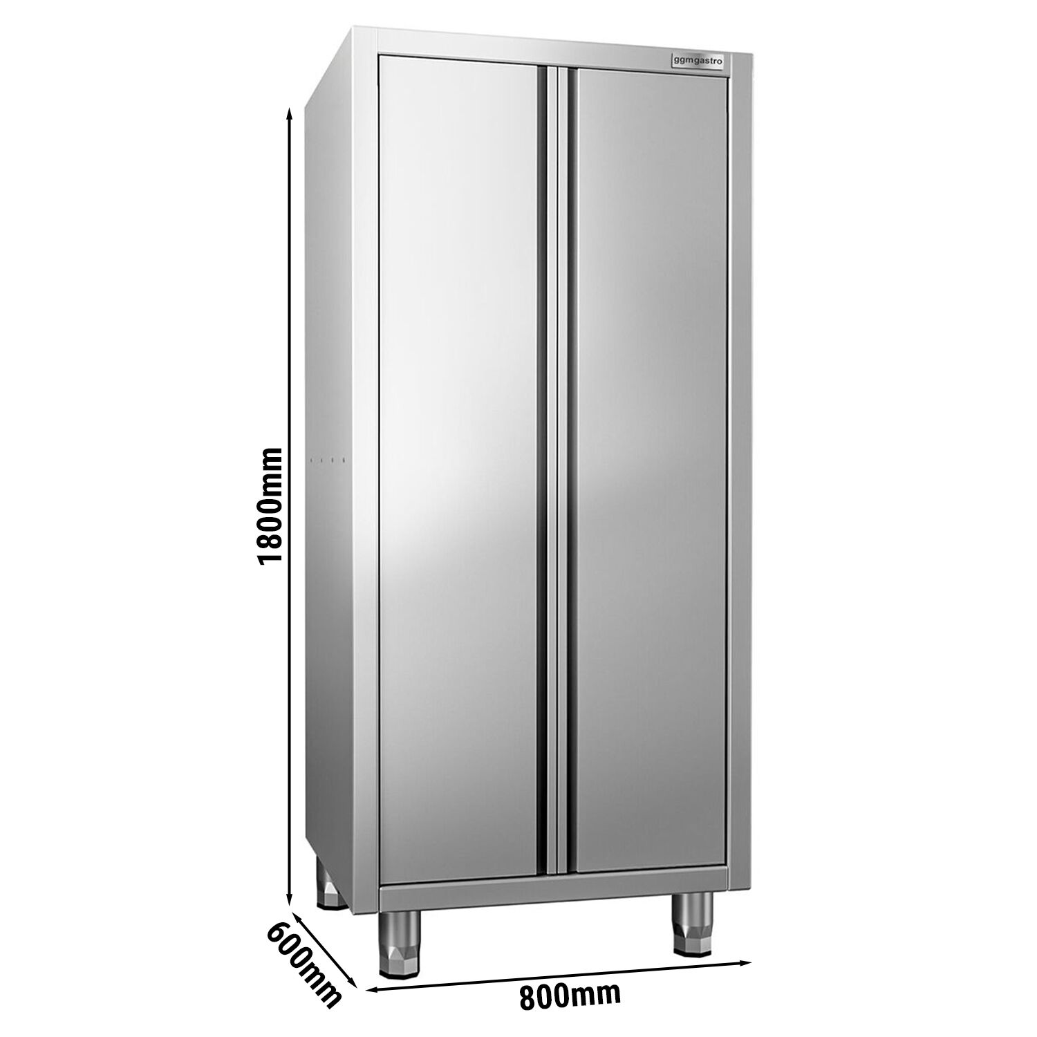 Nõudekapp 800×600×1800mm, 2 ust