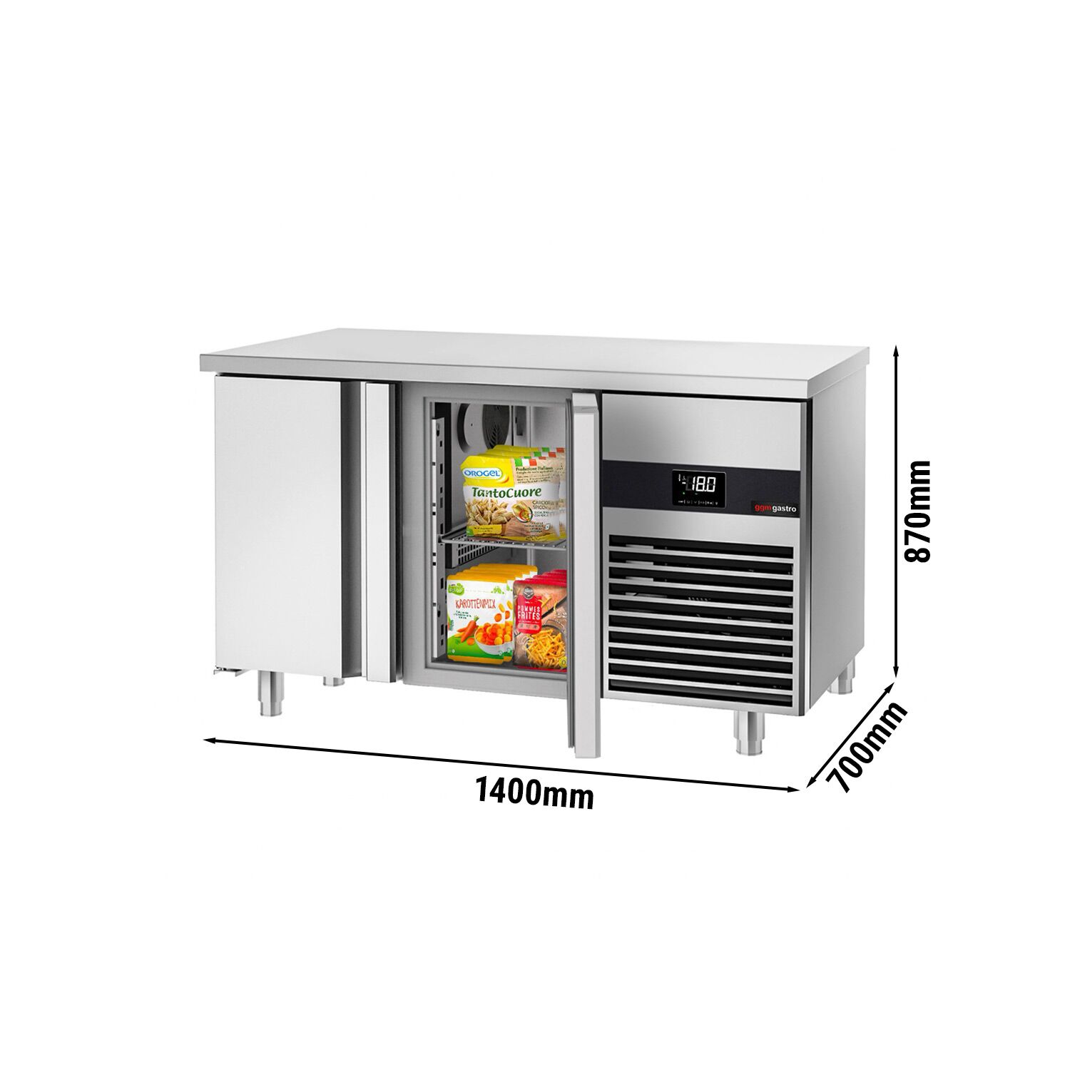 Sügavkülmlaud 2 ust, 281 L