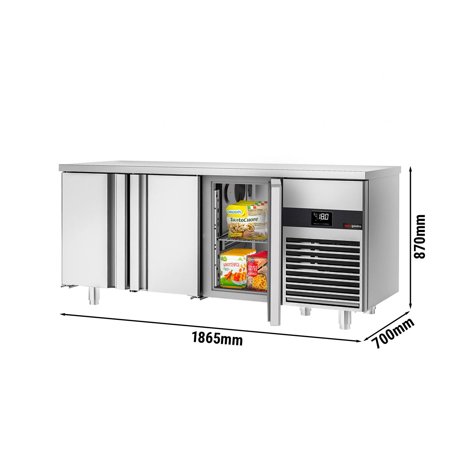 Sügavkülmlaud 3 ust, 474 L