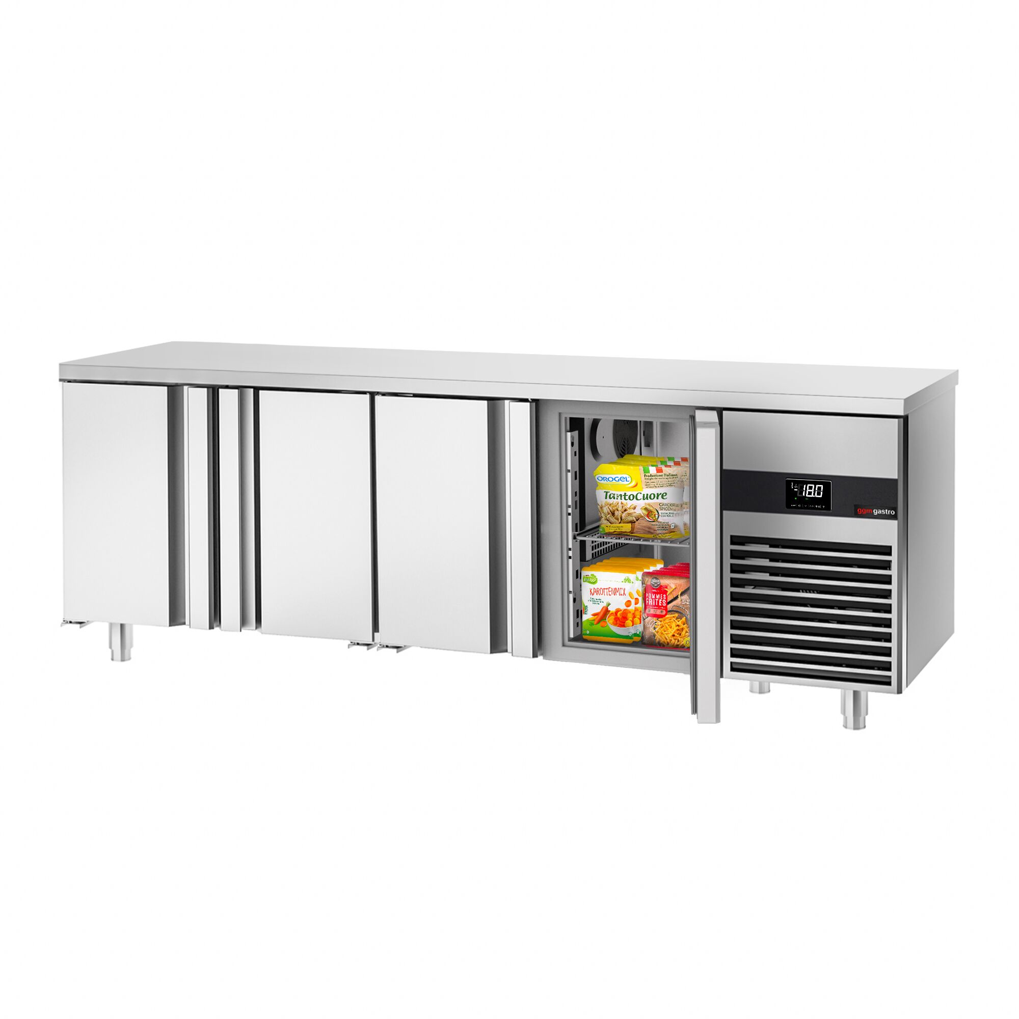 Sügavkülmlaud 4 ust, 632 L