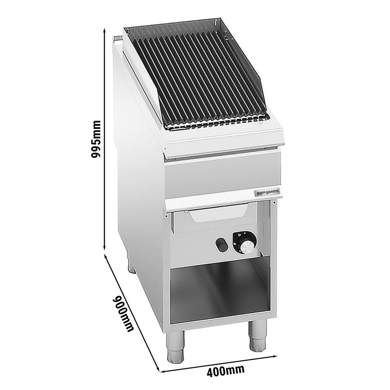 Gaasigrill Paolo 900, 400mm