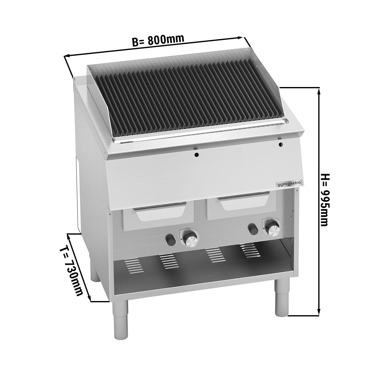 Gaasigrill 800mm