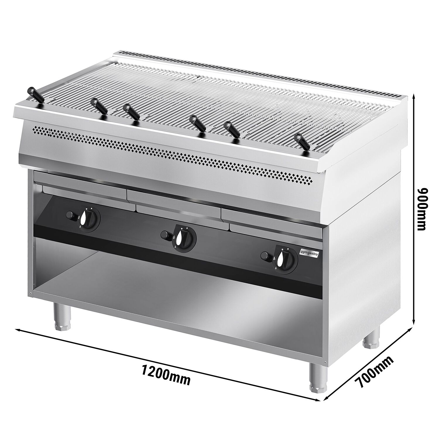 Gaasigrill veevanniga, 3 resti