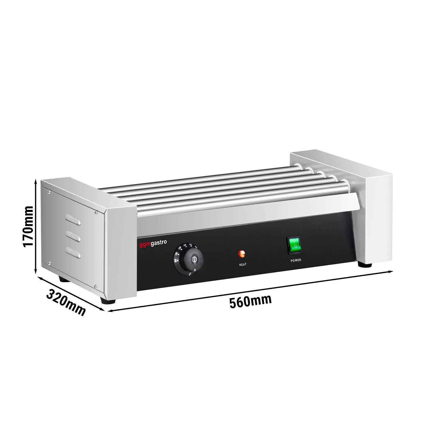 Hot dogi rullgrill 5 rulli