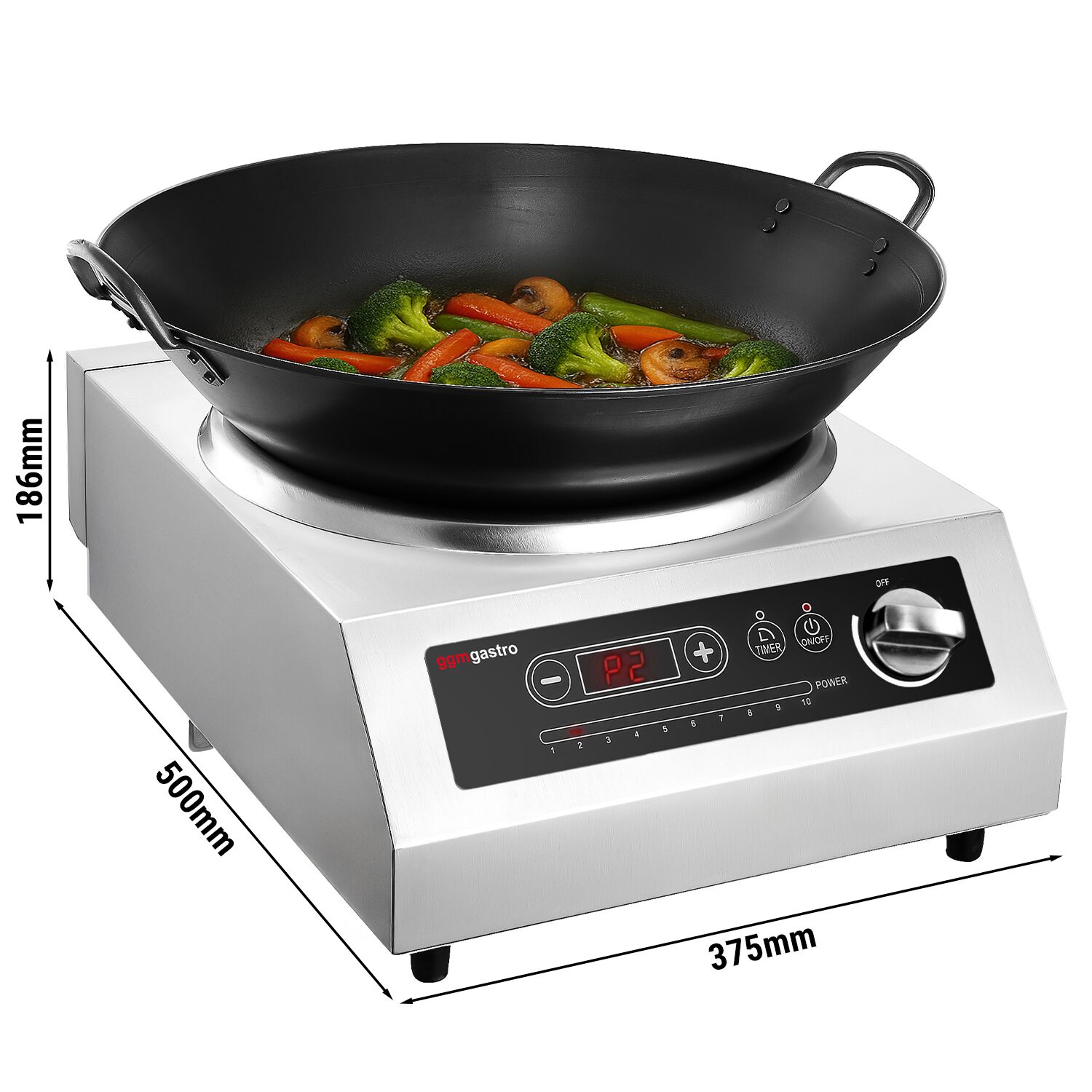 Induktsioon-wokipliit 3,5kW Ø460