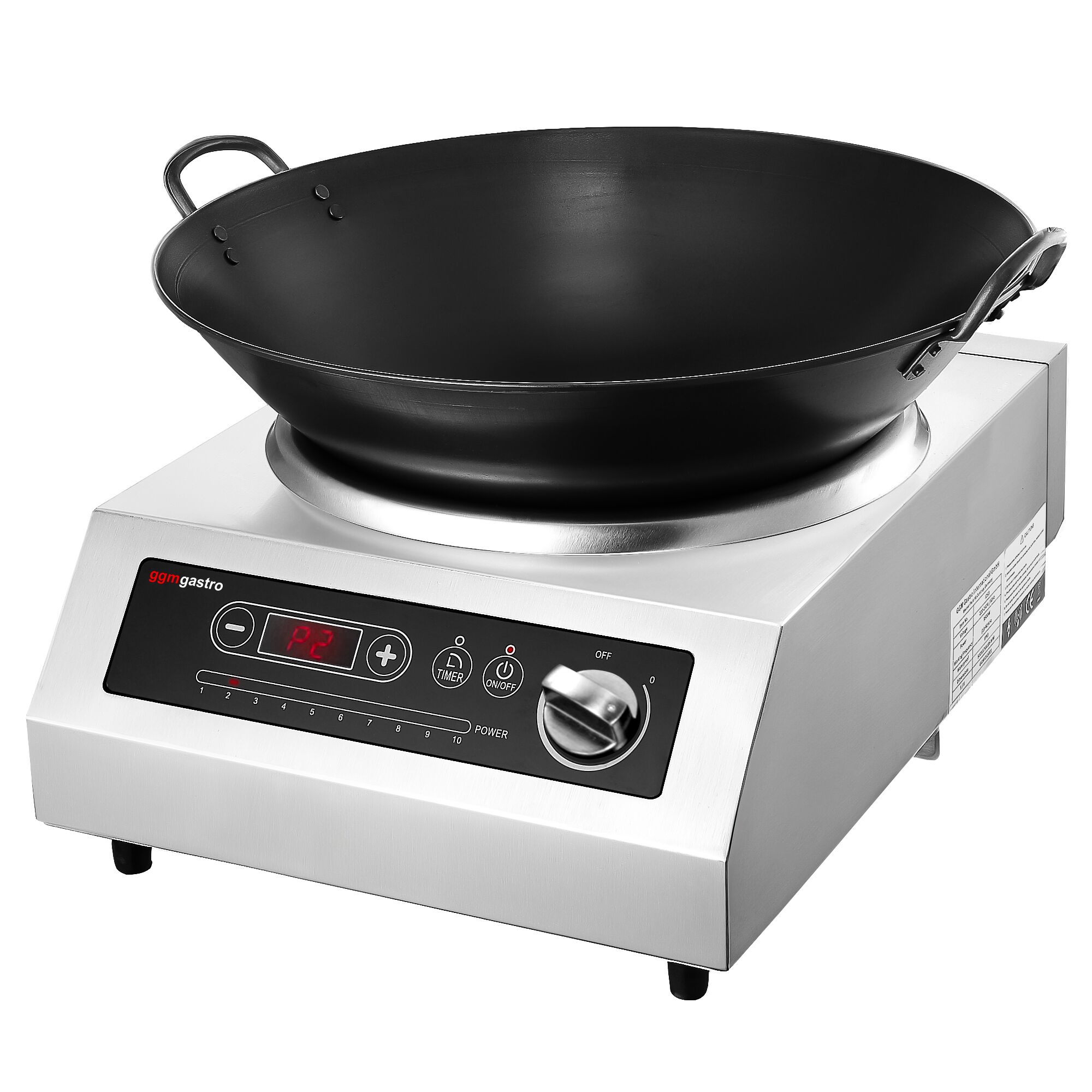 Induktsioon-wokipliit 3,5kW Ø460