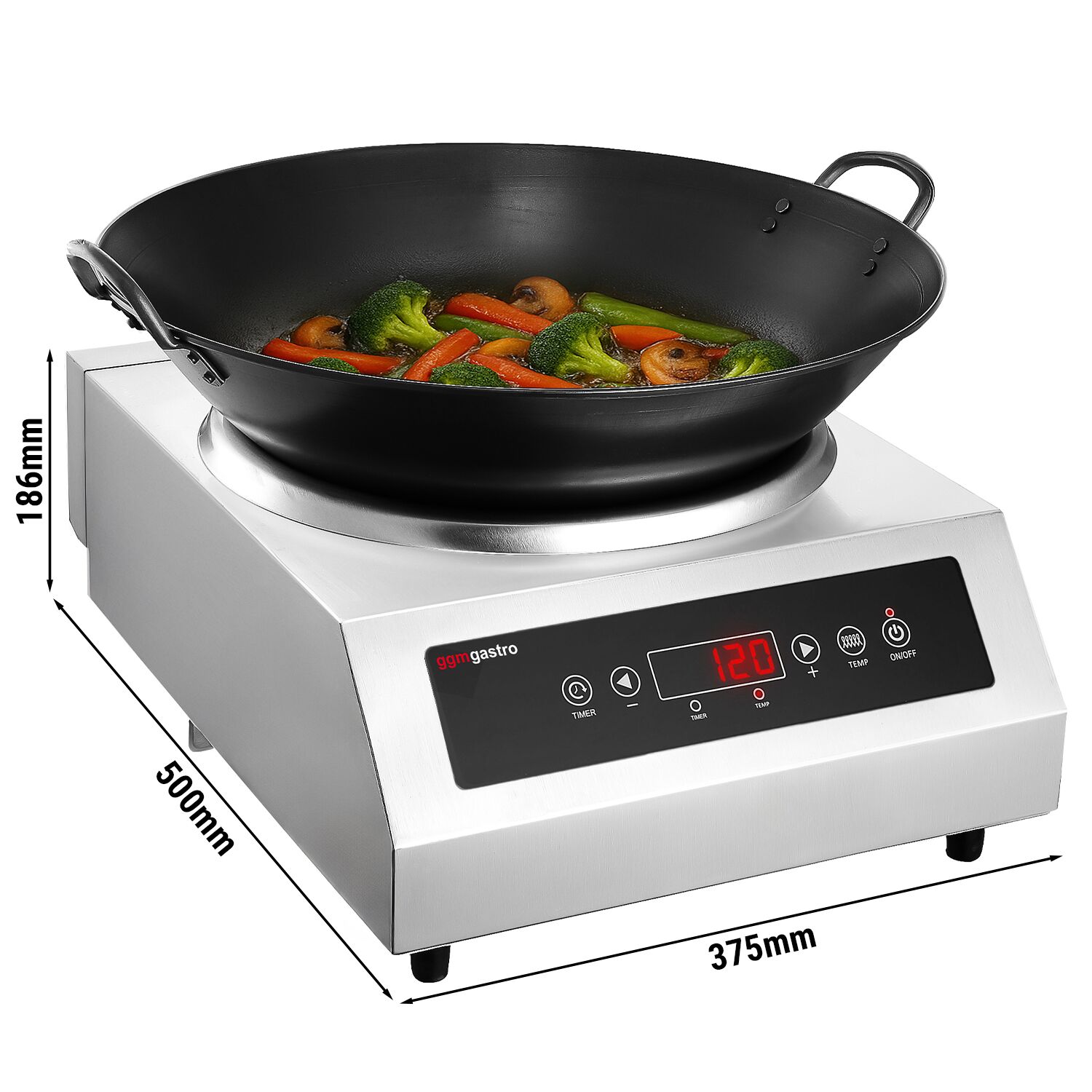 Induktsioon-wokipliit 3,5kW Ø460