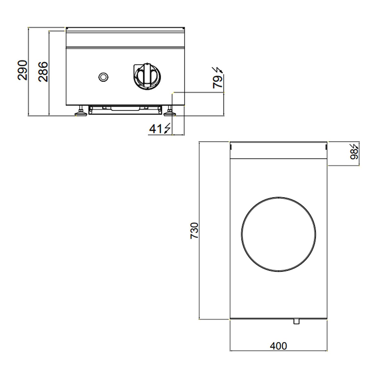 Induktsioon-wokipliit 3,5kW Ø300