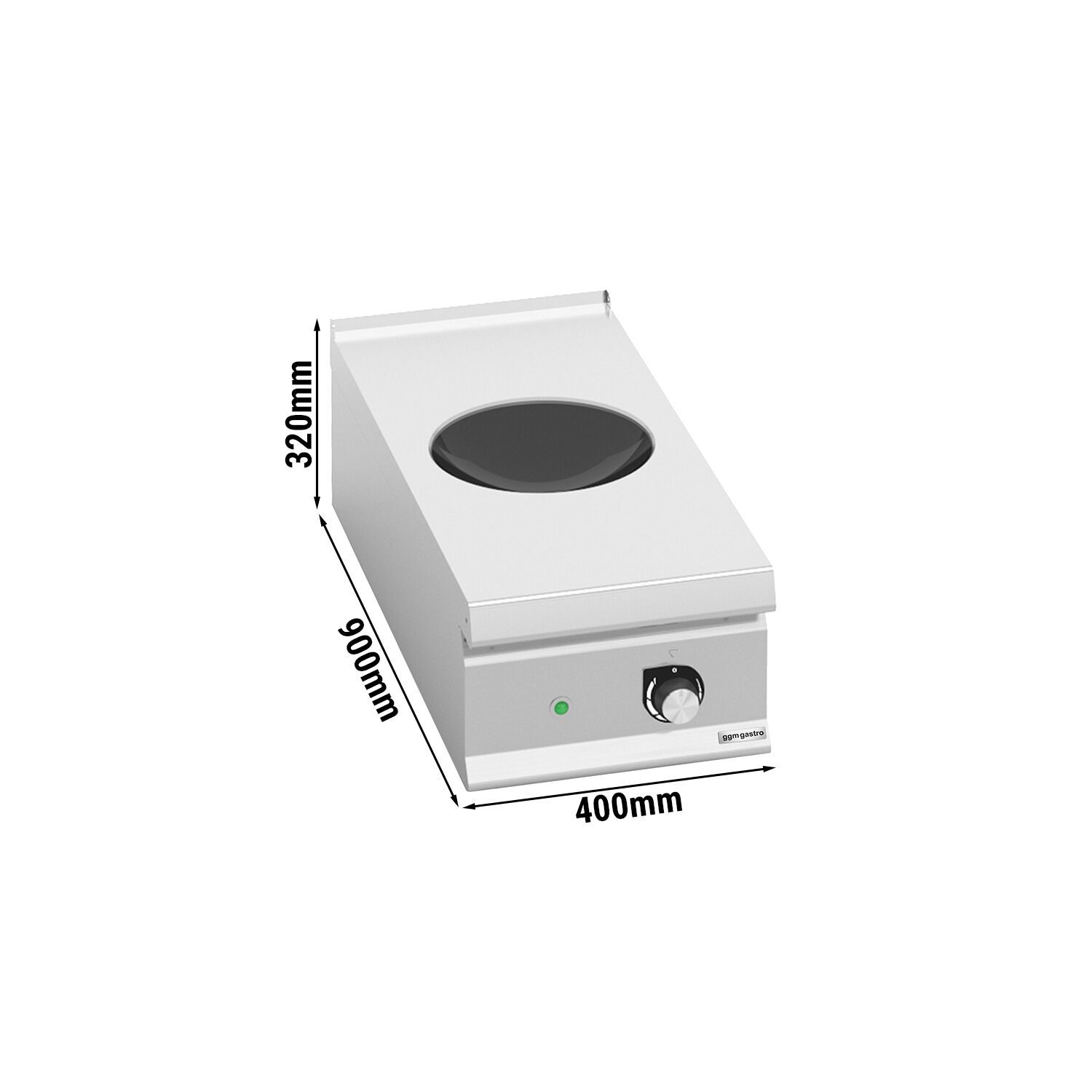 Induktsioon-wokipliit 5kW Ø300