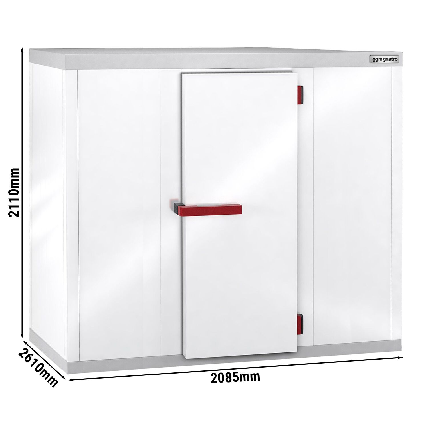 Külmkamber, 2085×2610mm, 9,20m³