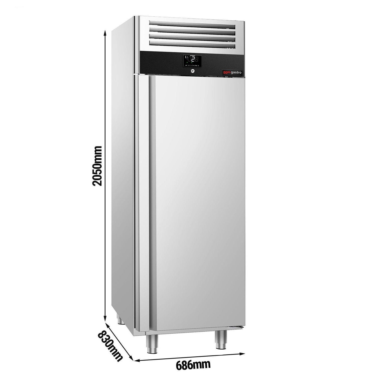 Külmkapp PREMIUM GN2/1, 600l