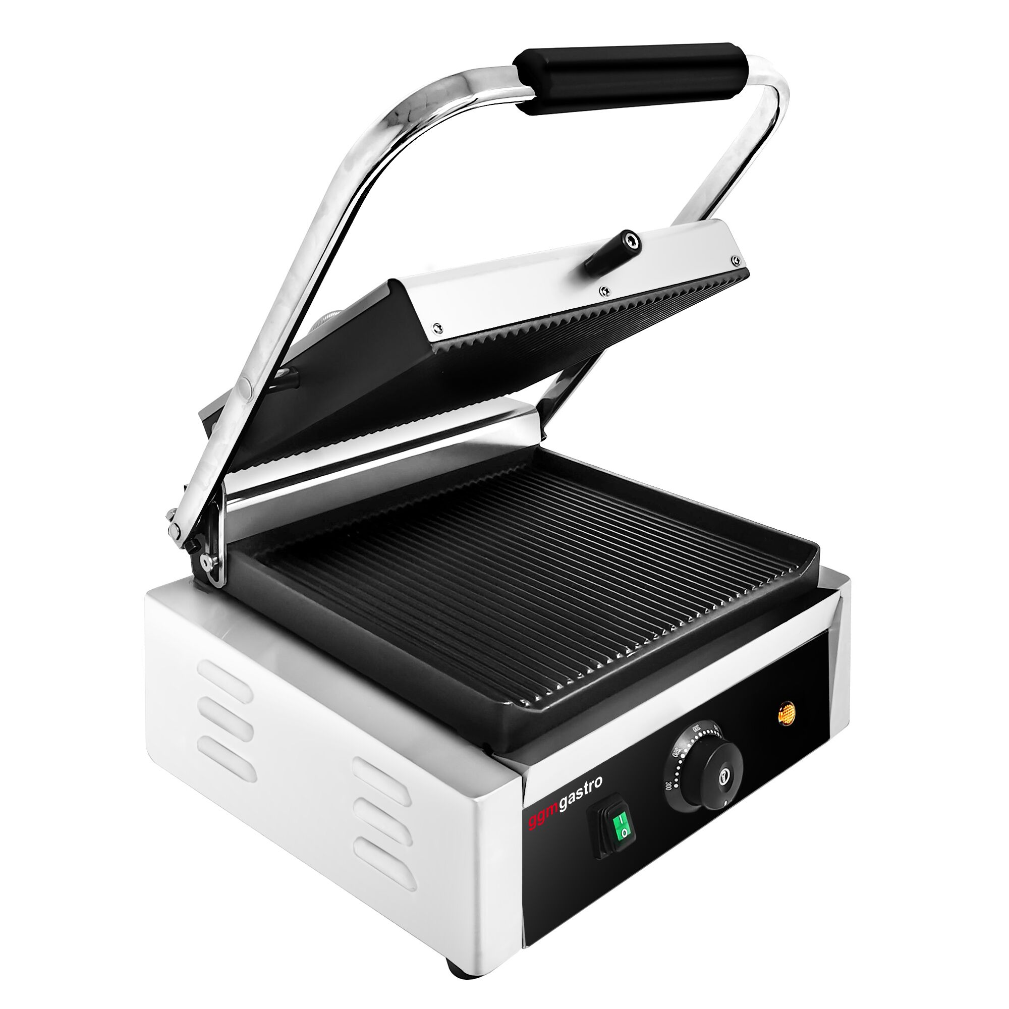 Digitaalne kontaktgrill 2kW, ribilised plaadid