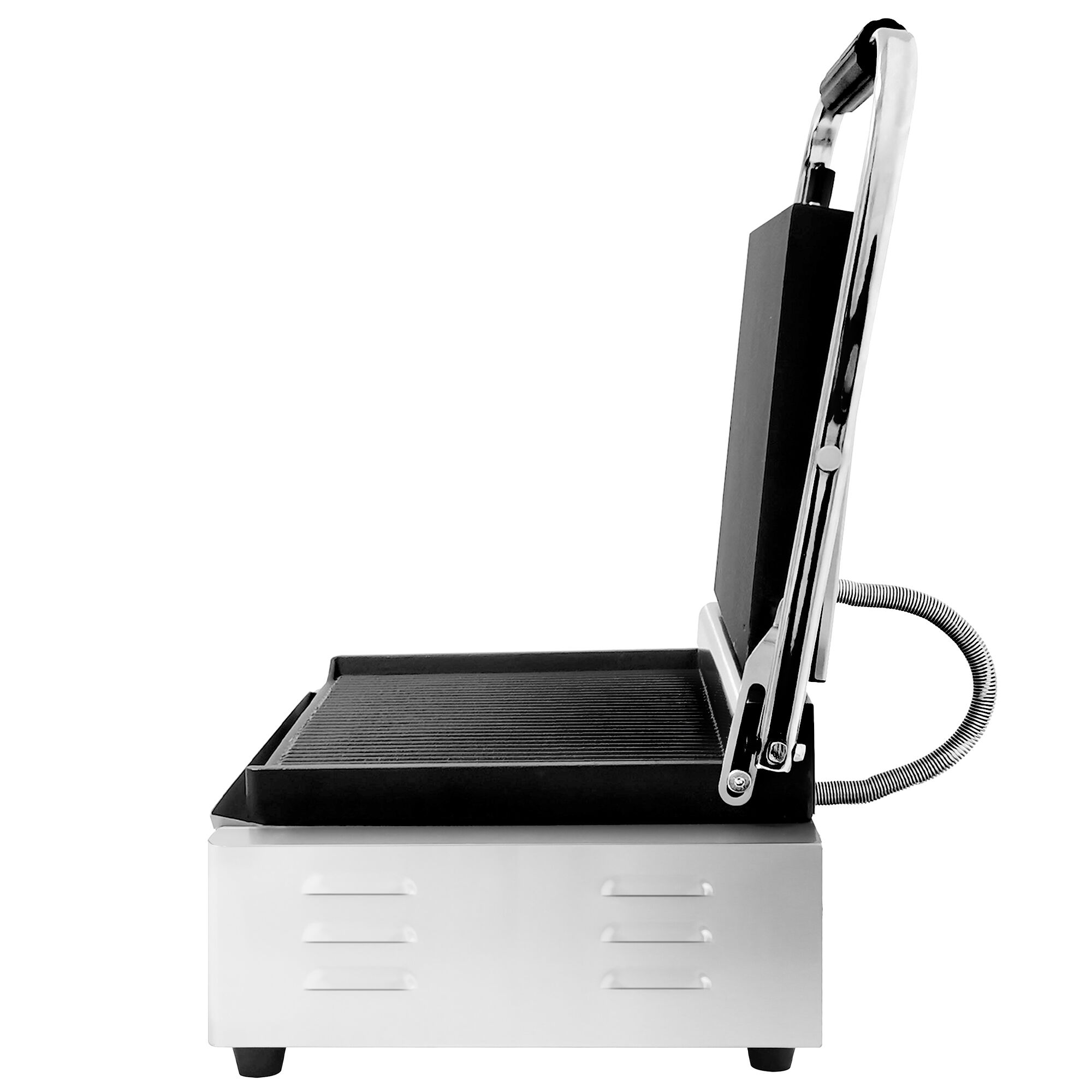 Digitaalne kontaktgrill 2kW, ribilised plaadid