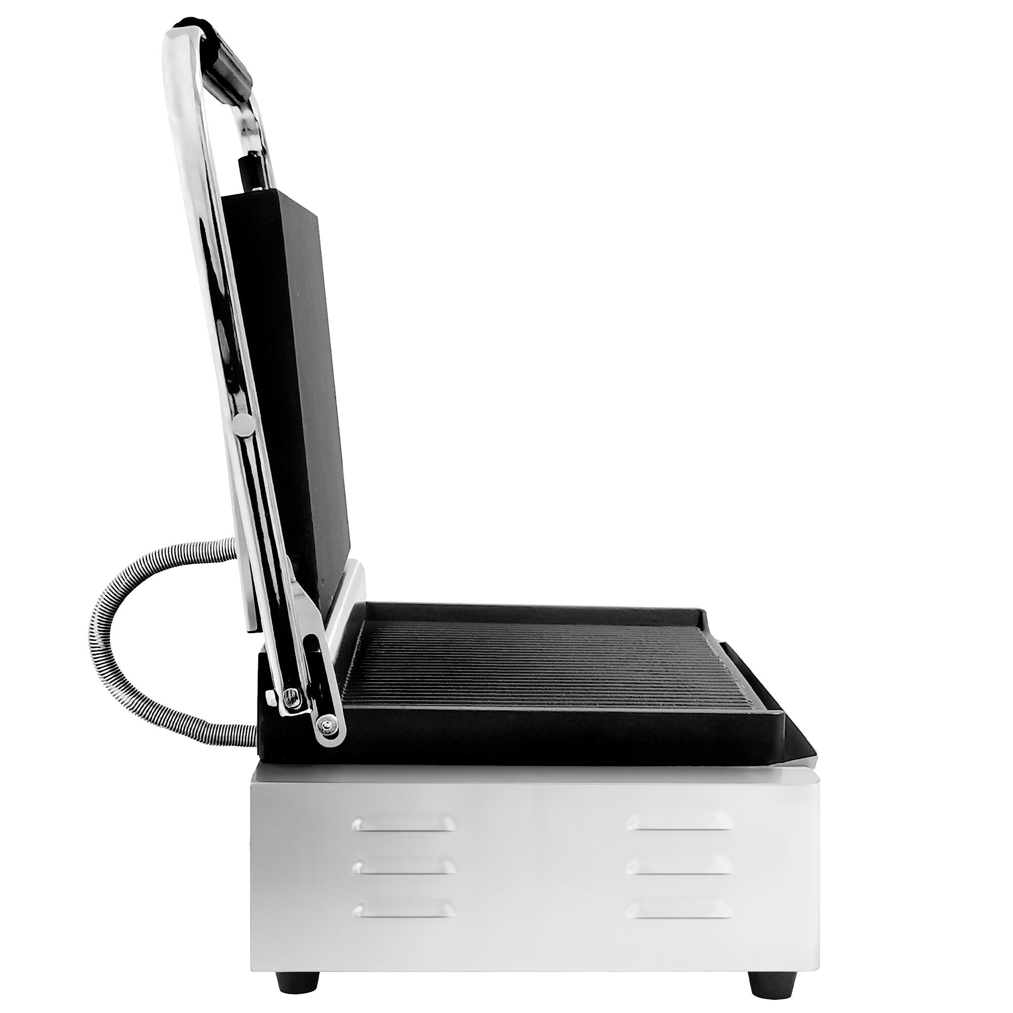 Digitaalne kontaktgrill 2kW, ribilised plaadid