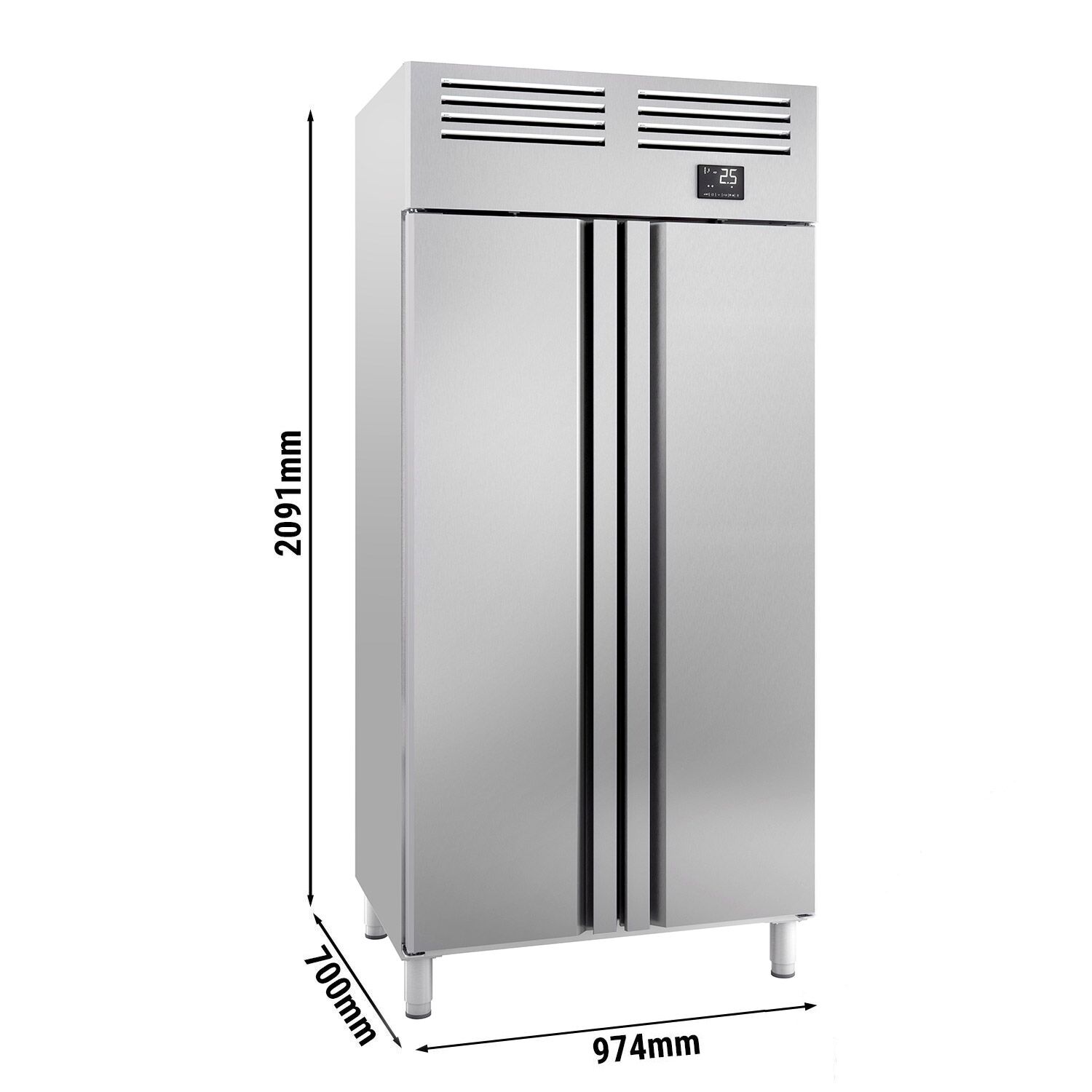 Külmkapp PREMIUM PLUS GN1/1, 745l, 2 ust