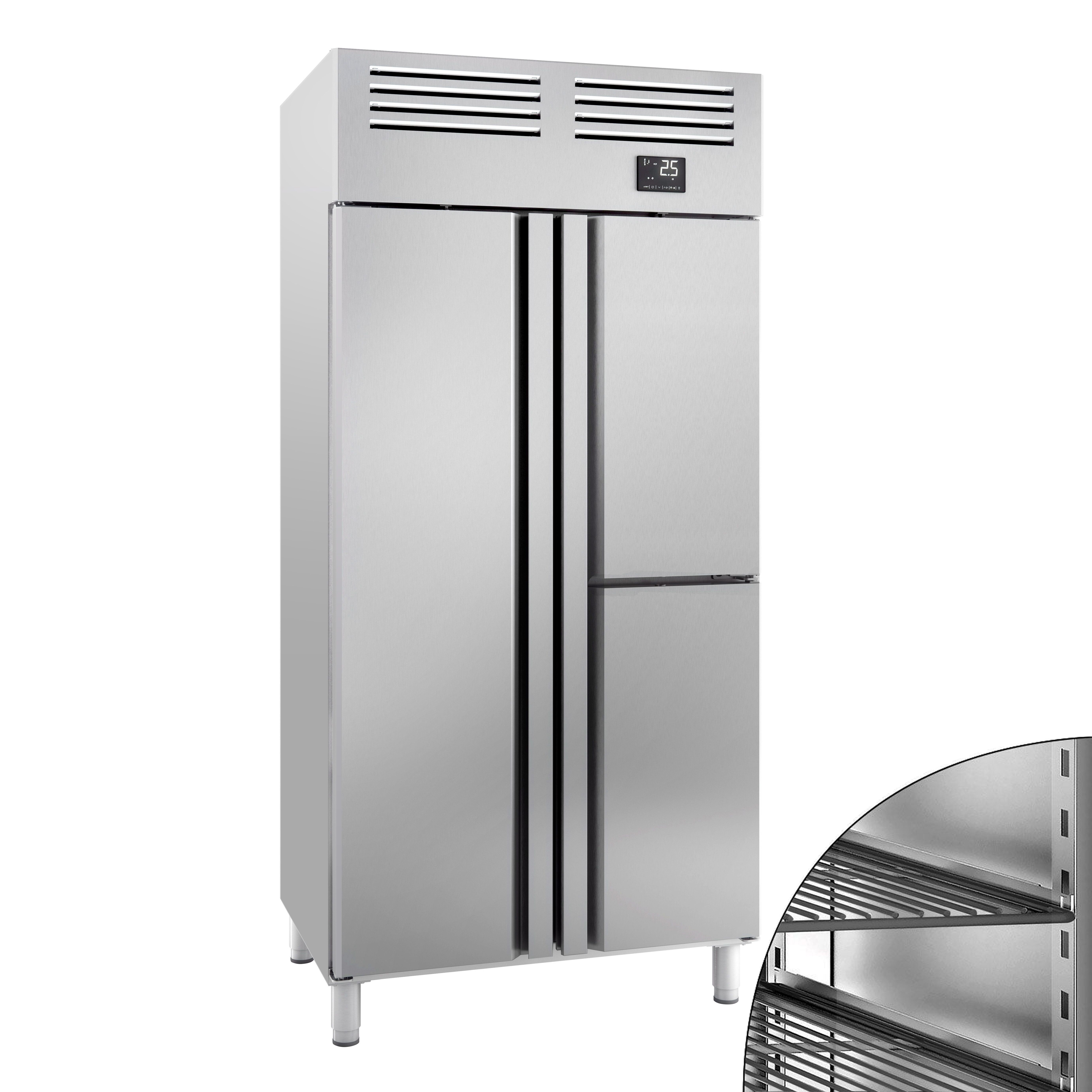 Külmkapp PREMIUM PLUS GN1/1, 745l, 1 täisuks+2 poolust