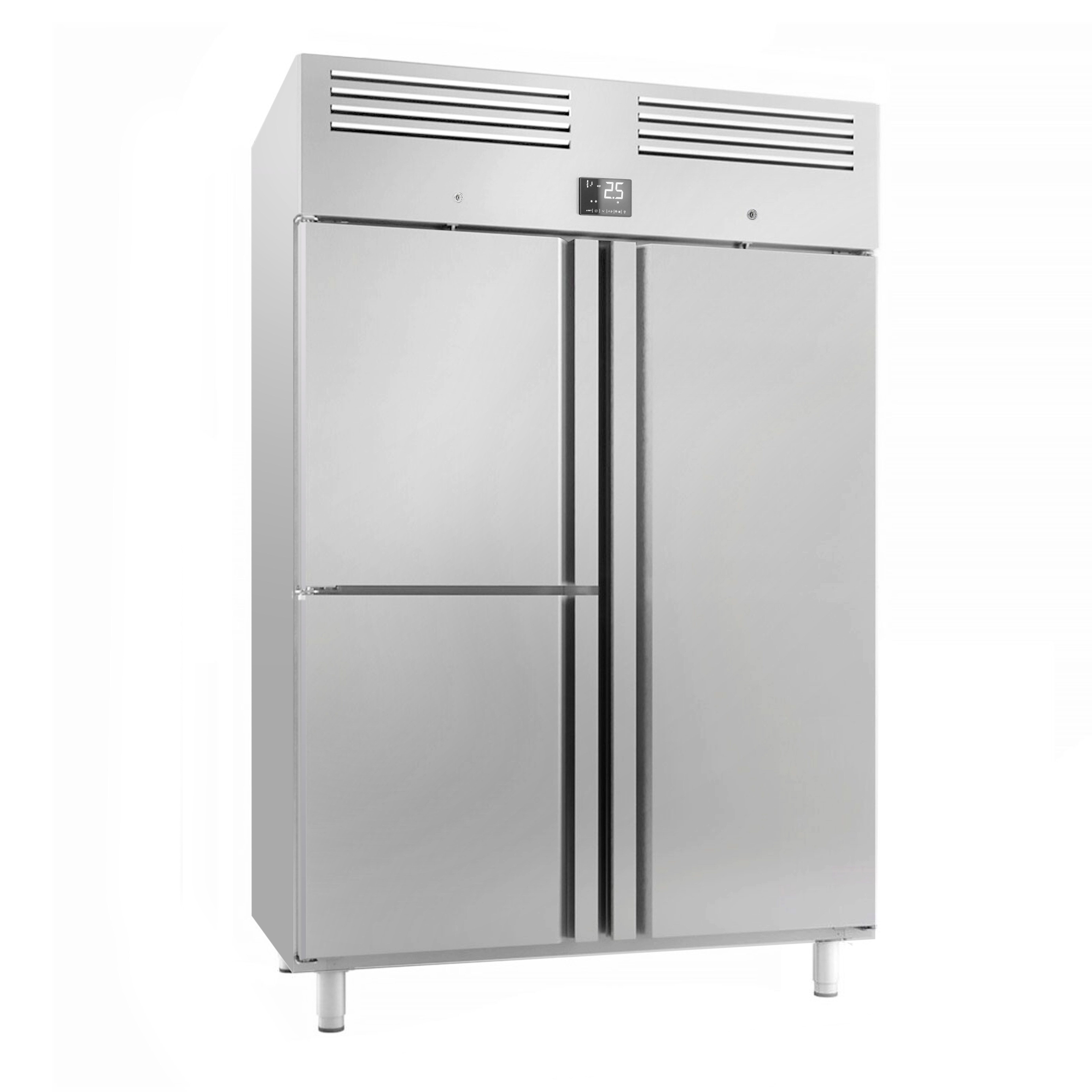 Külmkapp PREMIUM PLUS GN2/1, 1240l, 1 täisuks+2 poolust