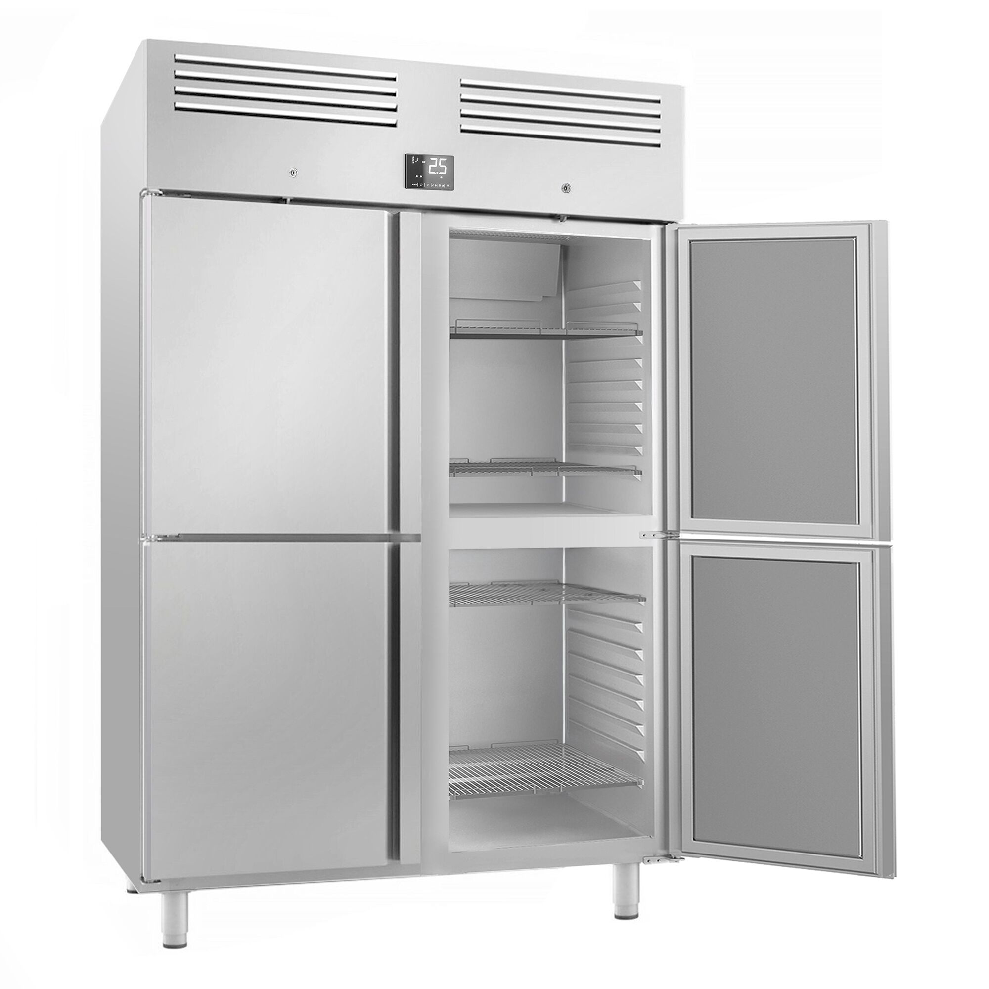 Külmkapp PREMIUM PLUS GN2/1, 1240l, 4 poolust