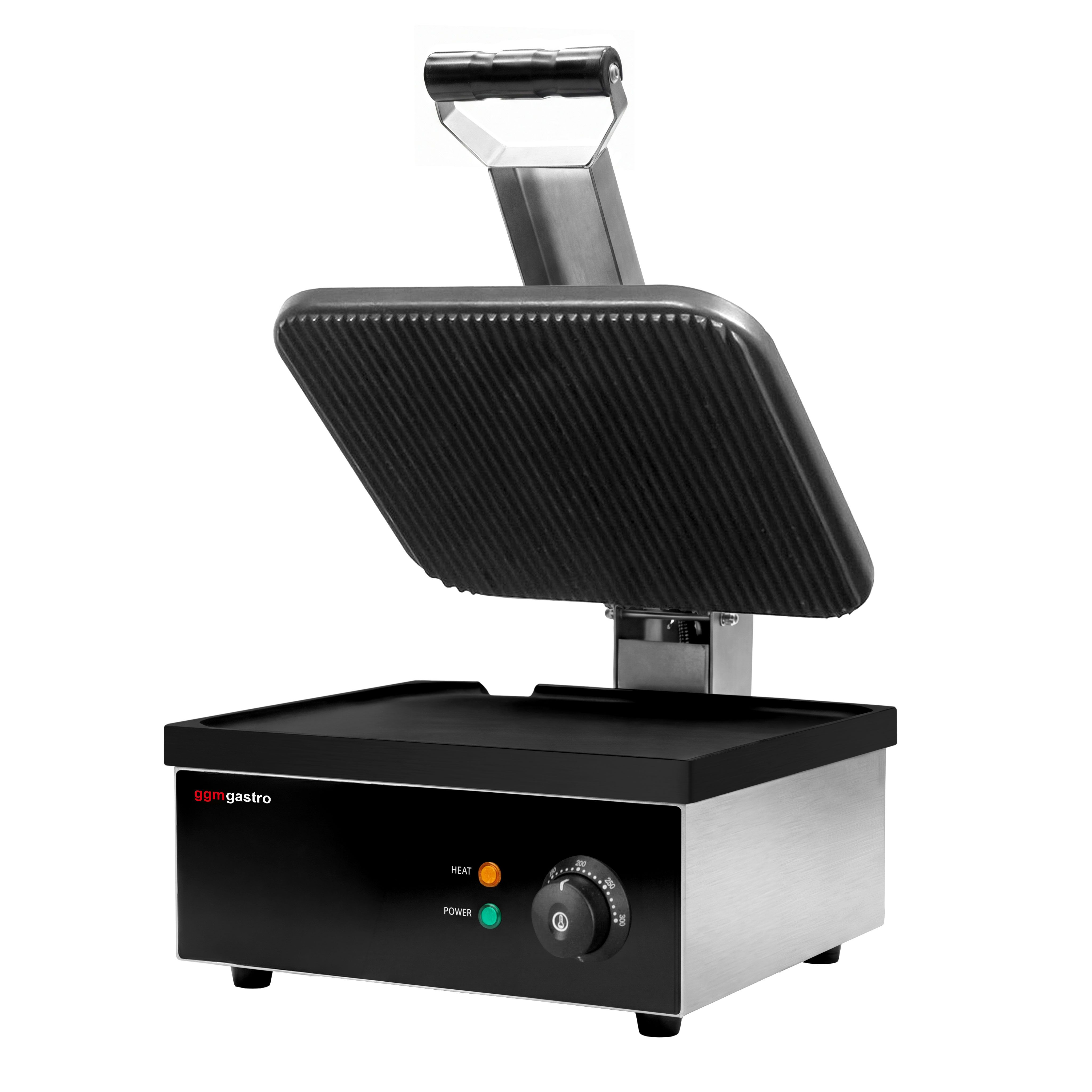 Digitaalne kontaktgrill 2,2kW, ribiline/sile