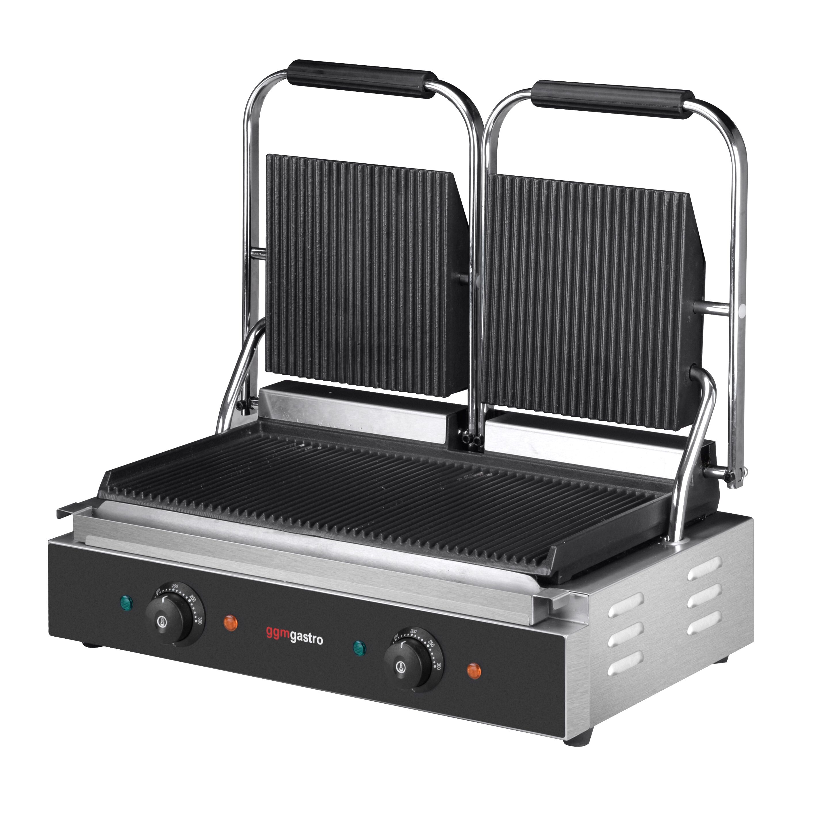 Digitaalne kontaktgrill 3,6kW, ribilised plaadid