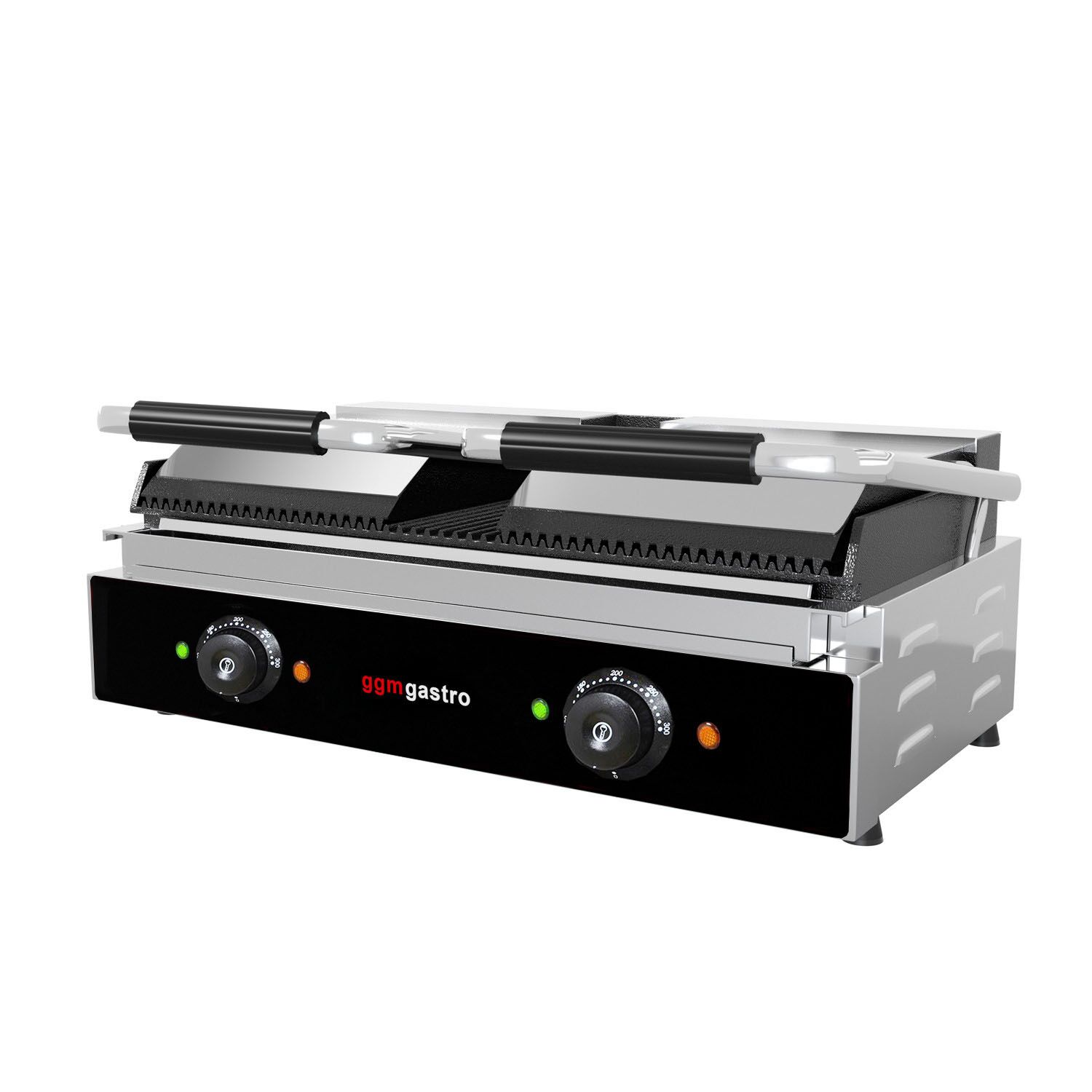 Digitaalne kontaktgrill 3,6kW, ribilised plaadid