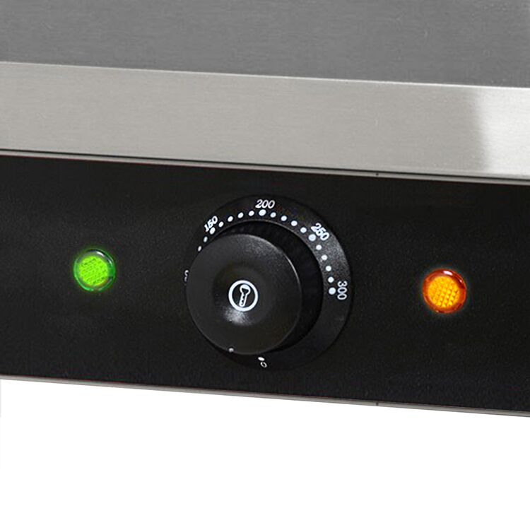 Digitaalne kontaktgrill 3,6kW, ribilised plaadid