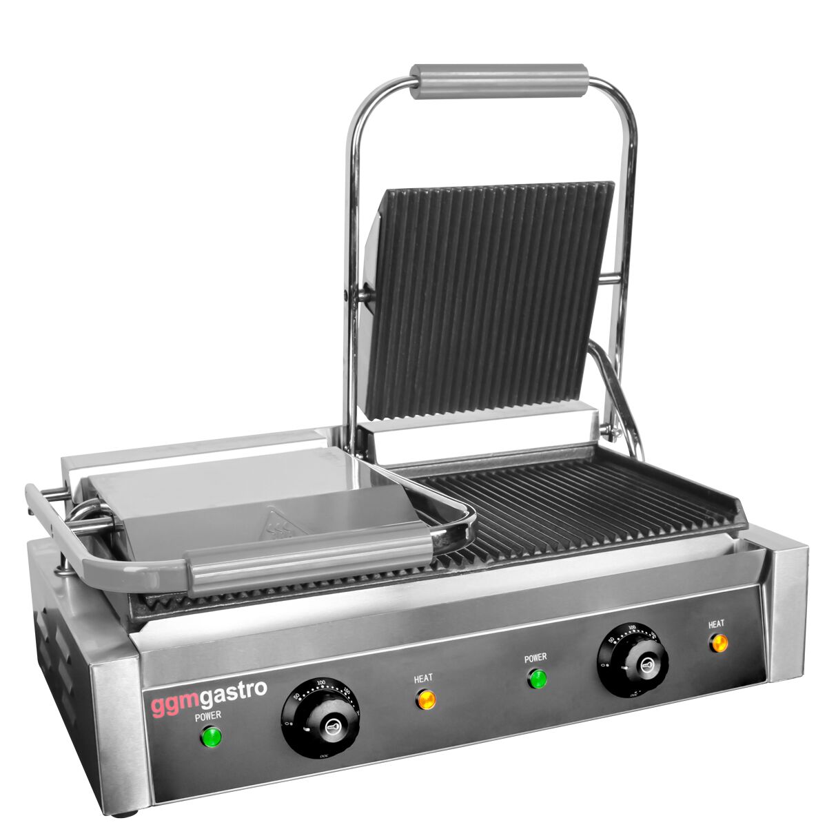 Digitaalne kontaktgrill 4,4kW, ribilised plaadid
