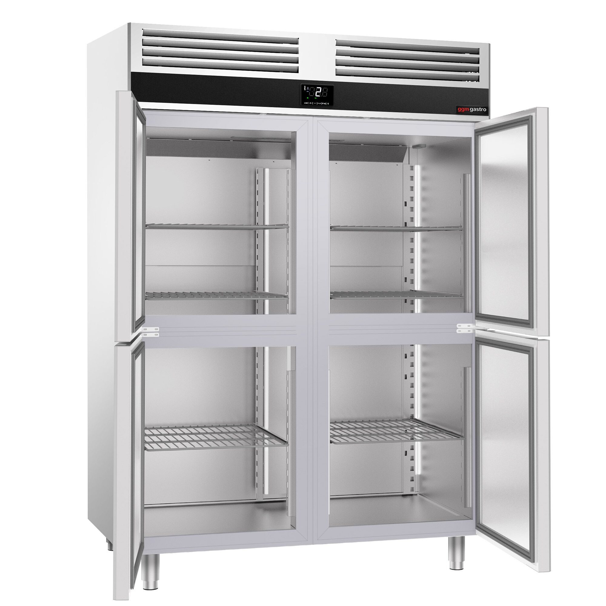 Külmkapp PREMIUM GN2/1, 1400l, 4 poolust
