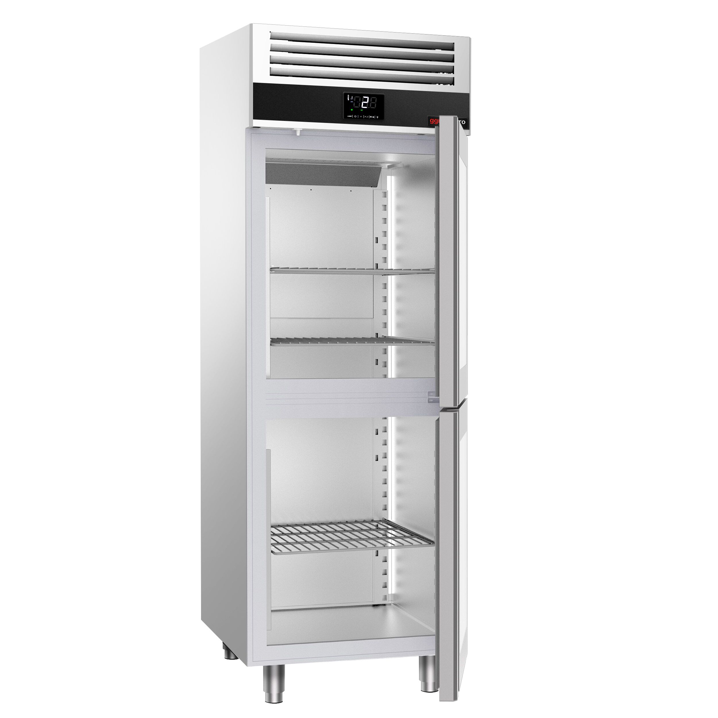 Vitriinkülmik PREMIUM GN2/1, 700l, 2 klaasust
