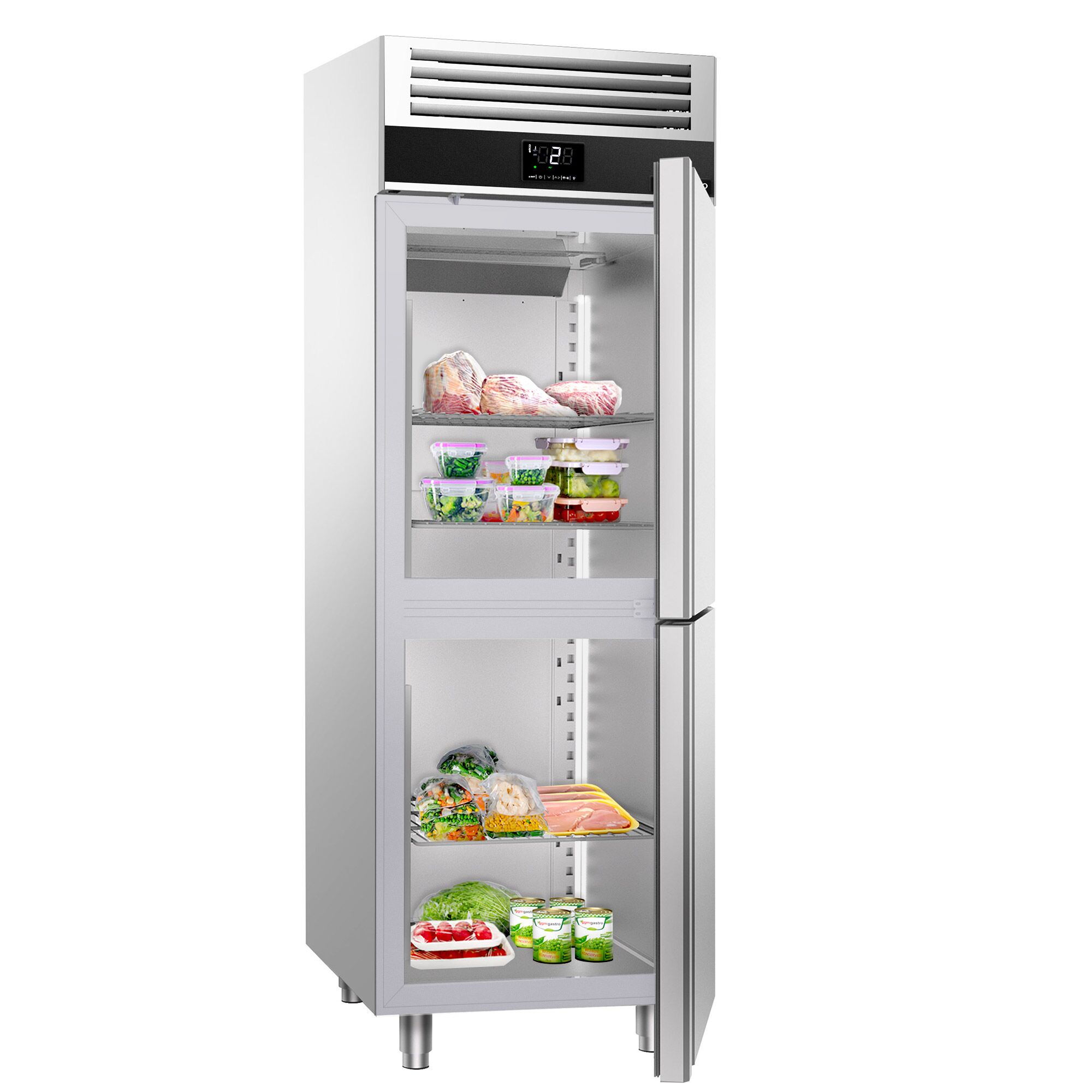 Külmkapp PREMIUM GN2/1, 700l, 2 poolust