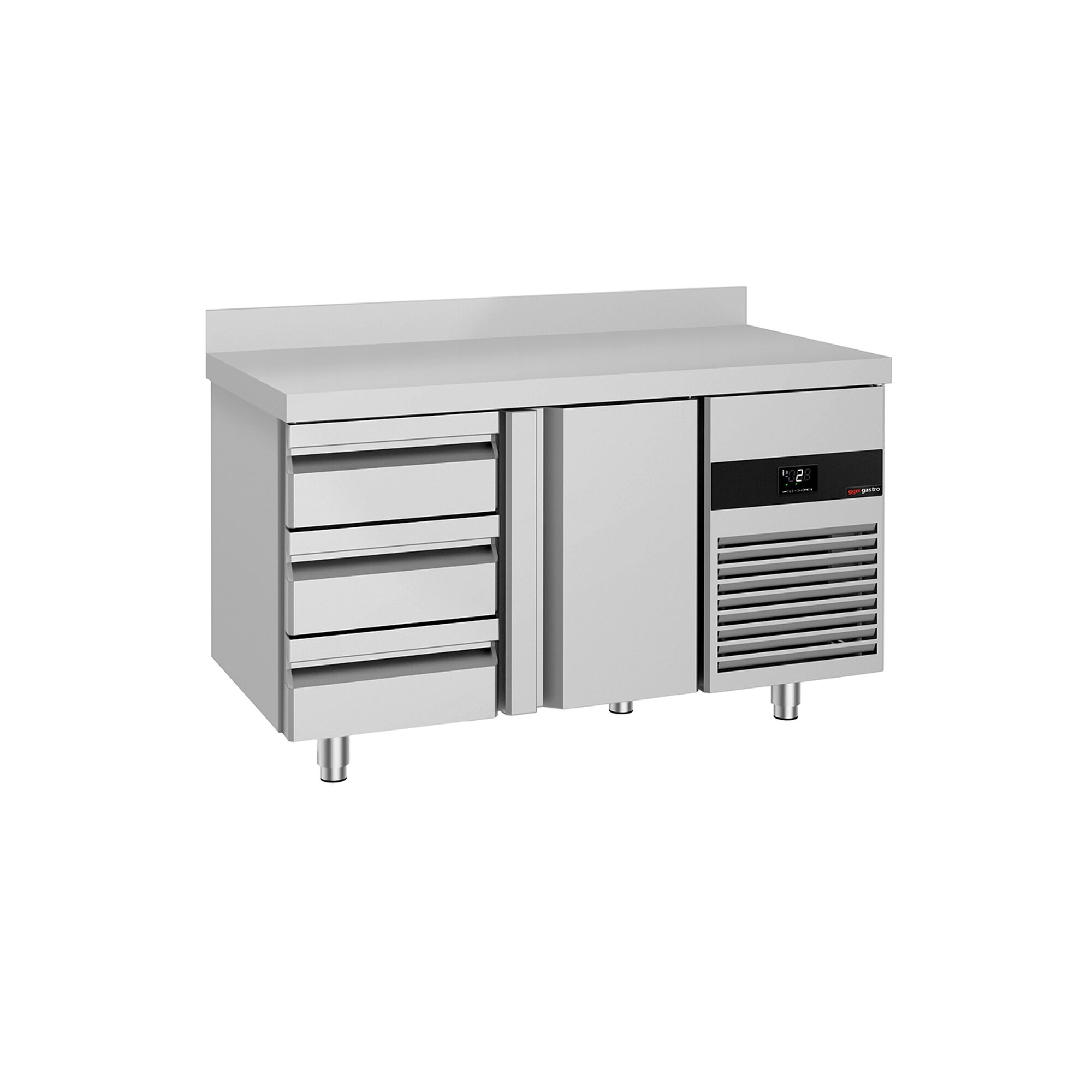 Külmlaud PREMIUM 1400×700mm, 1 uks ja 3 sahtlit