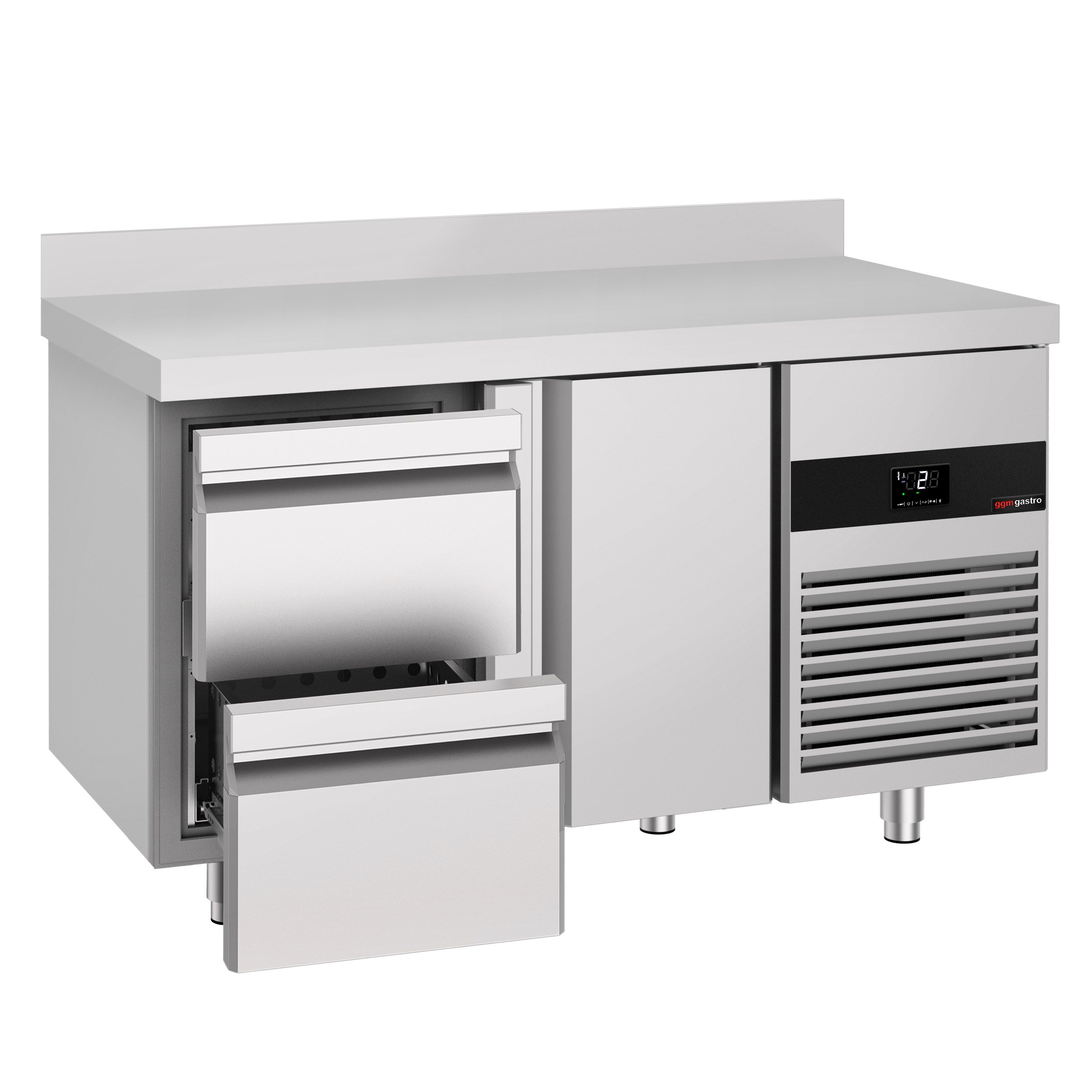 Külmlaud PREMIUM 1400×700mm, 1 uks ja 2 sahtlit