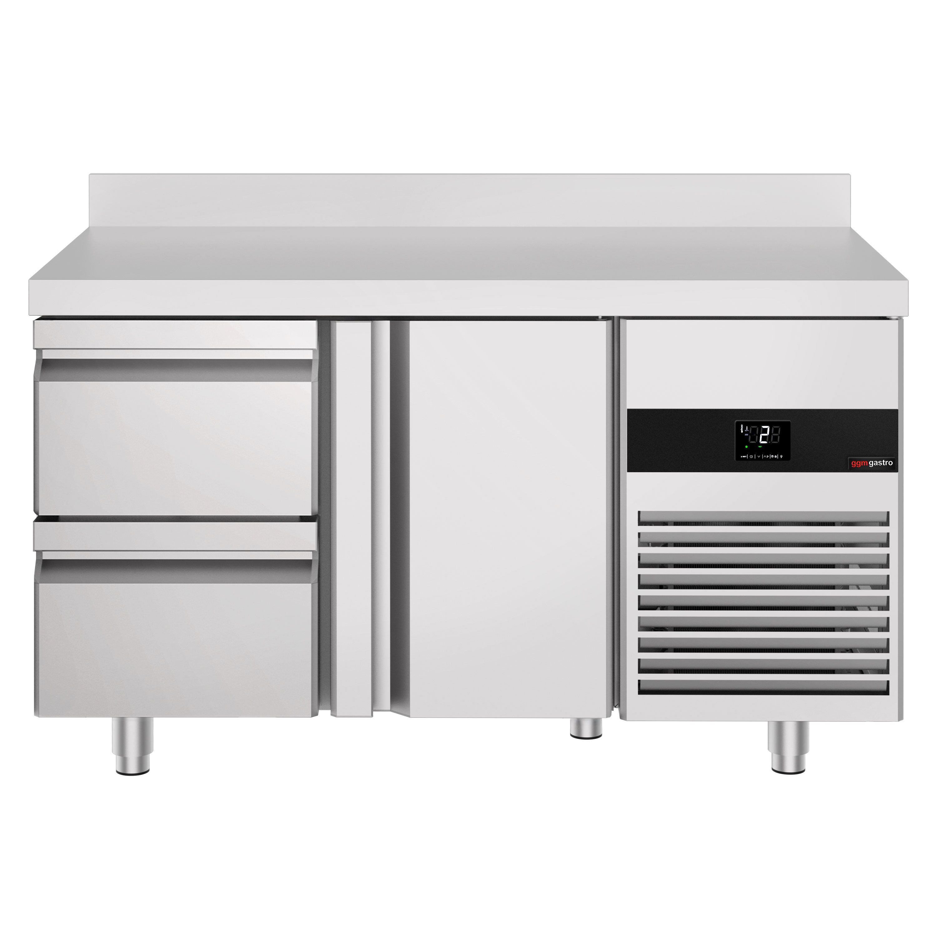 Külmlaud PREMIUM 1400×700mm, 1 uks ja 2 sahtlit