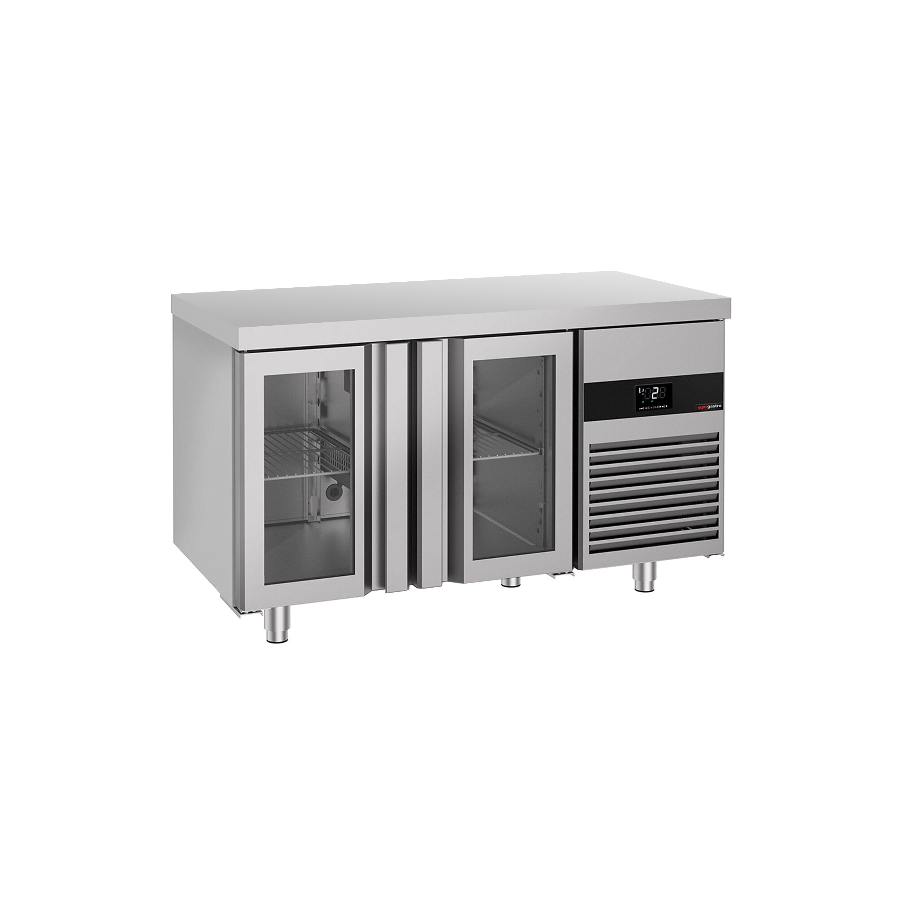 Külmlaud PREMIUM 1400×700mm, klaasuksed