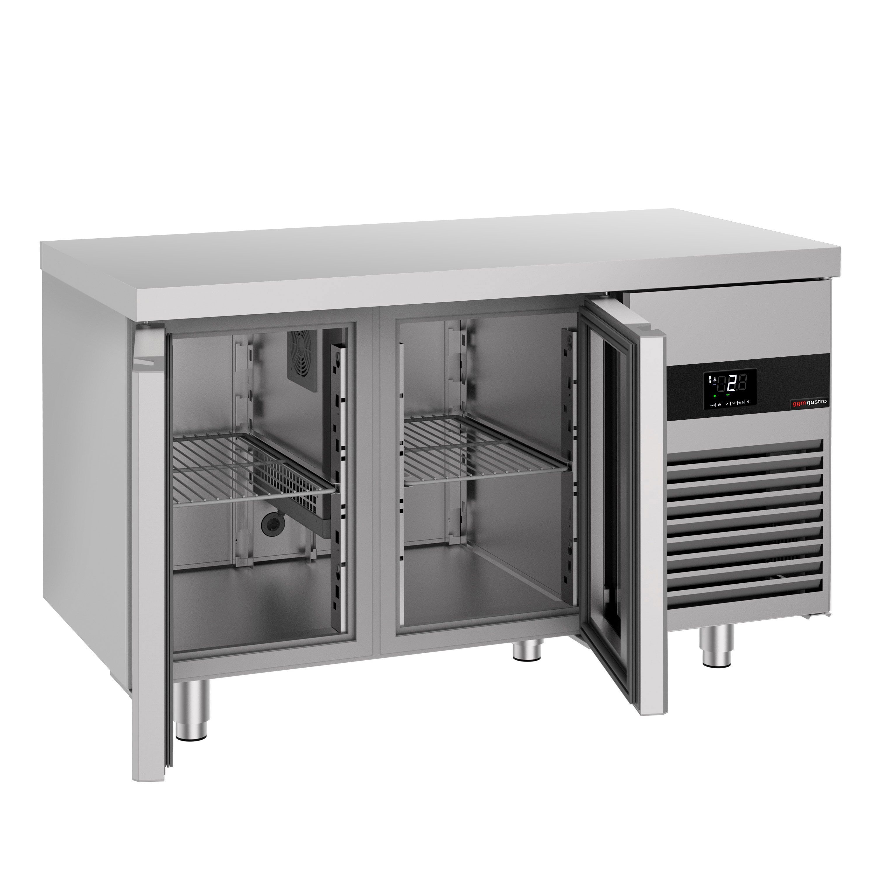Külmlaud PREMIUM 1400×700mm, klaasuksed