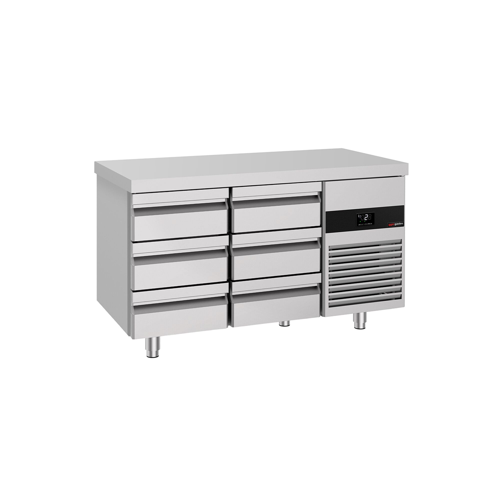 Külmlaud PREMIUM 1400×700mm, 6 sahtlit