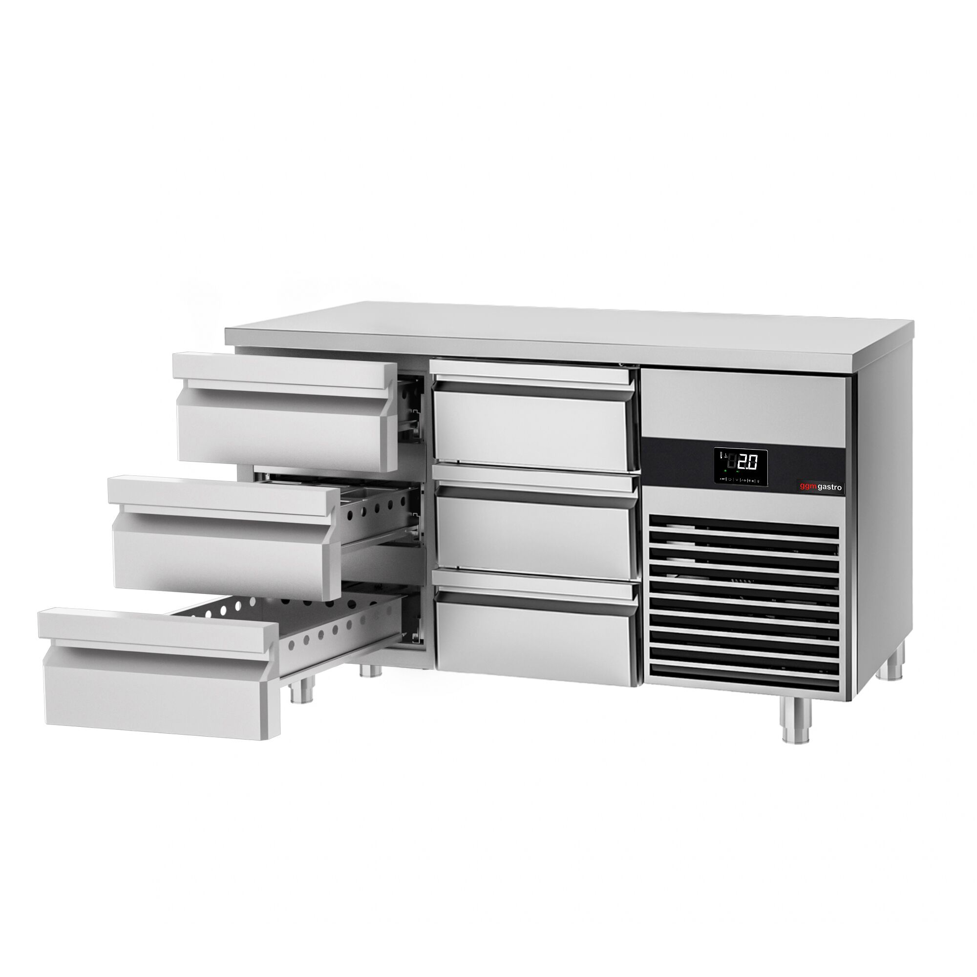Külmlaud PREMIUM 1400×700mm, 6 sahtlit